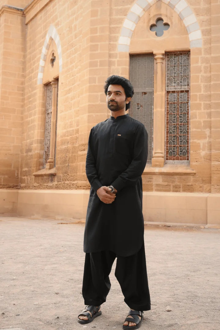 Irish Linen Shalwar Kameez - Sprucity