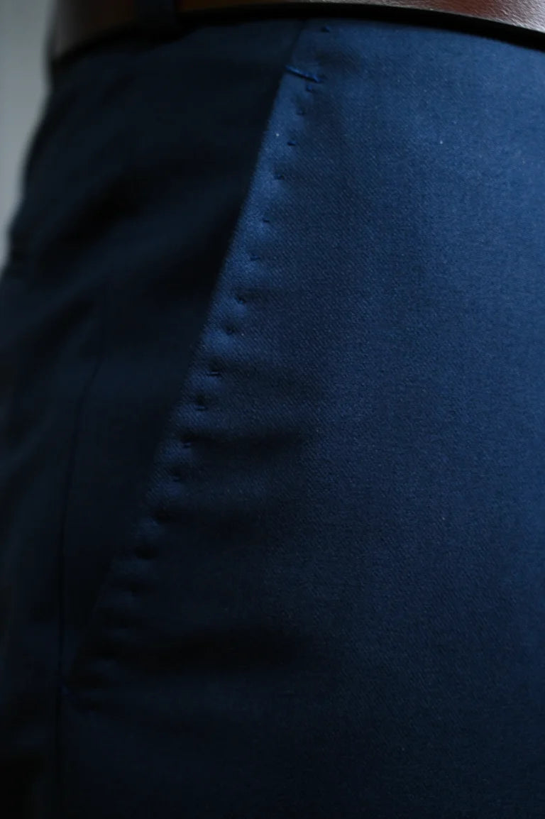 Navy Blue Dress Pant - Sprucity