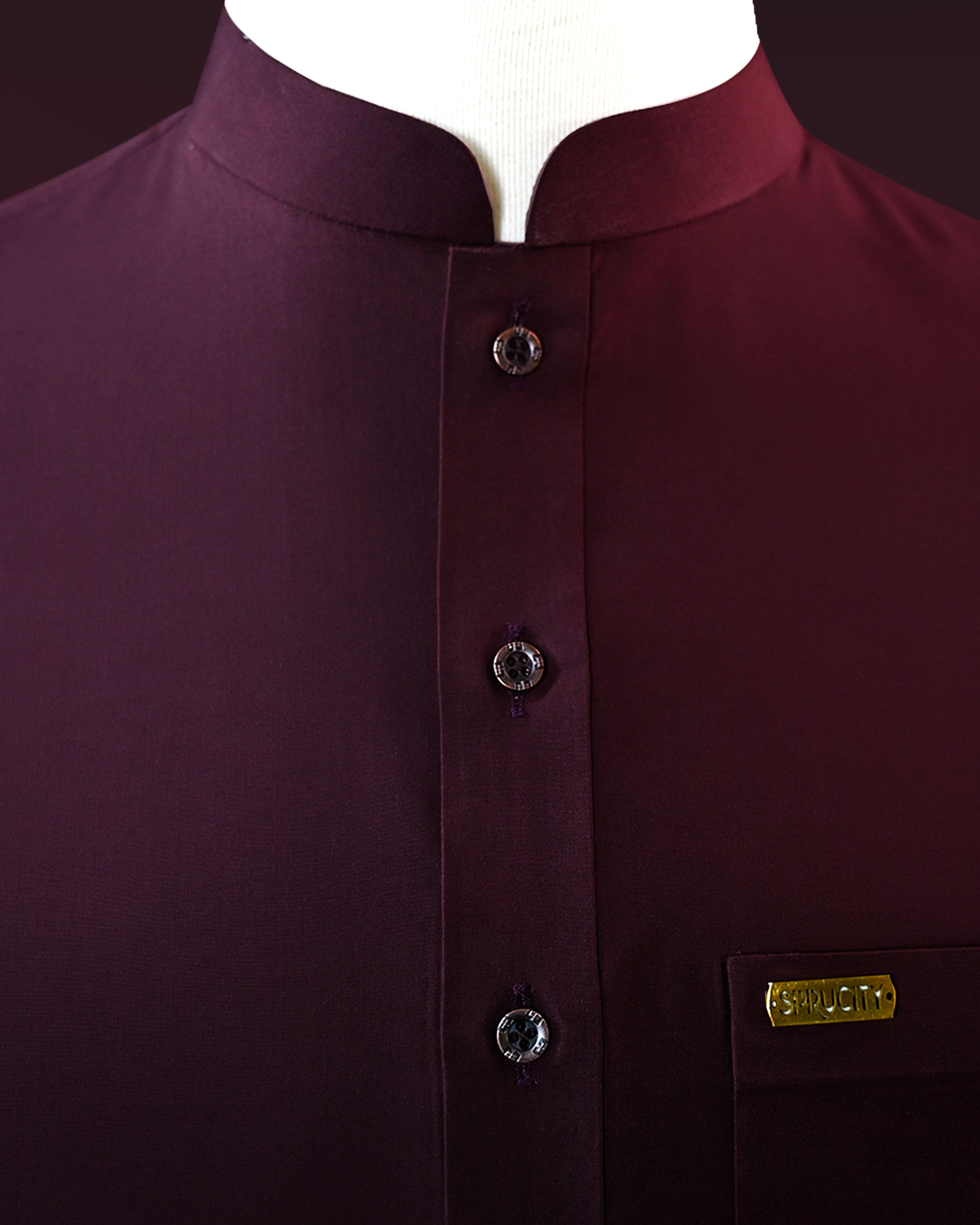 Royal Burgundy Shalwar Kameez - Sprucity