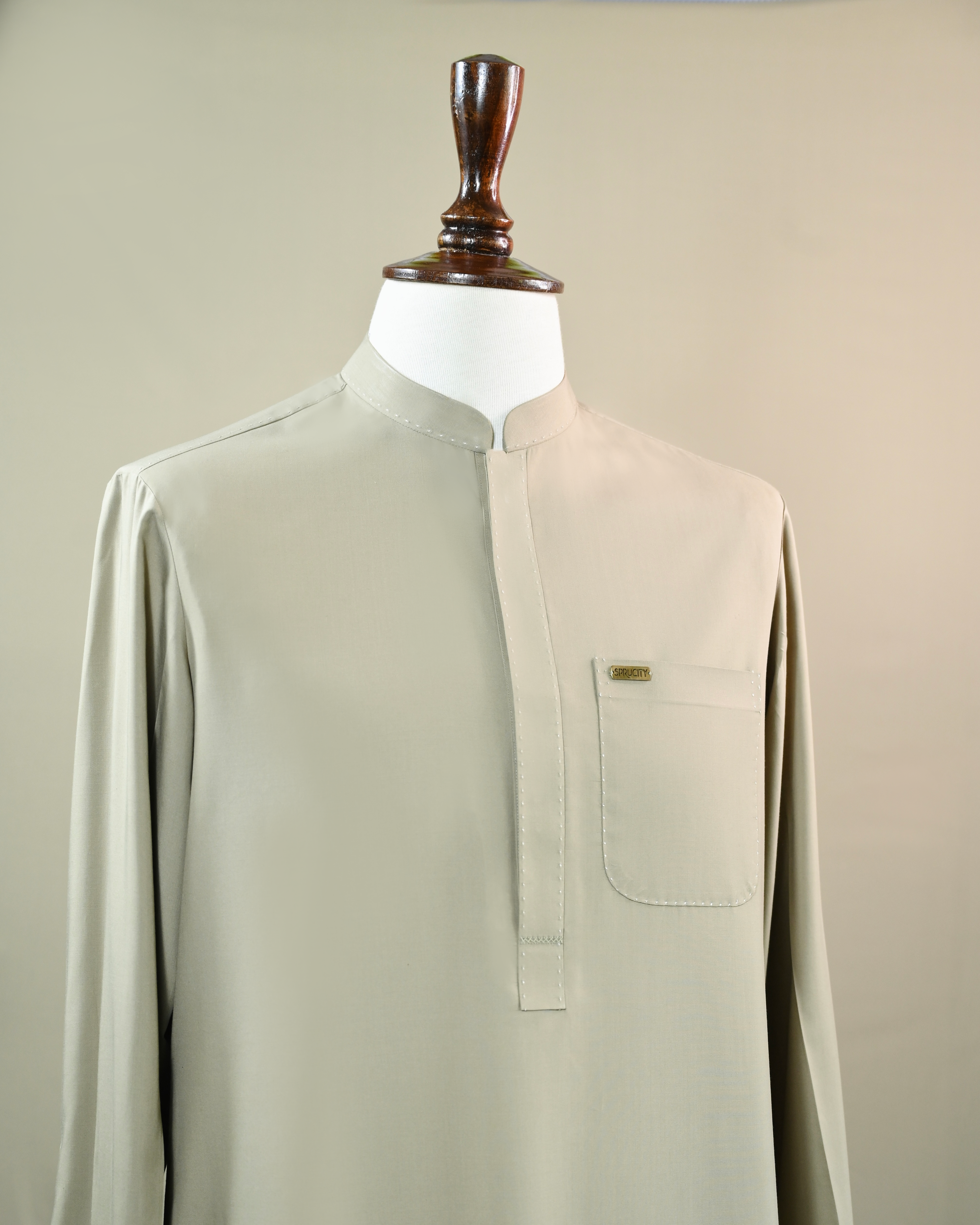 Royal Beige Shalwar Kameez - Sprucity