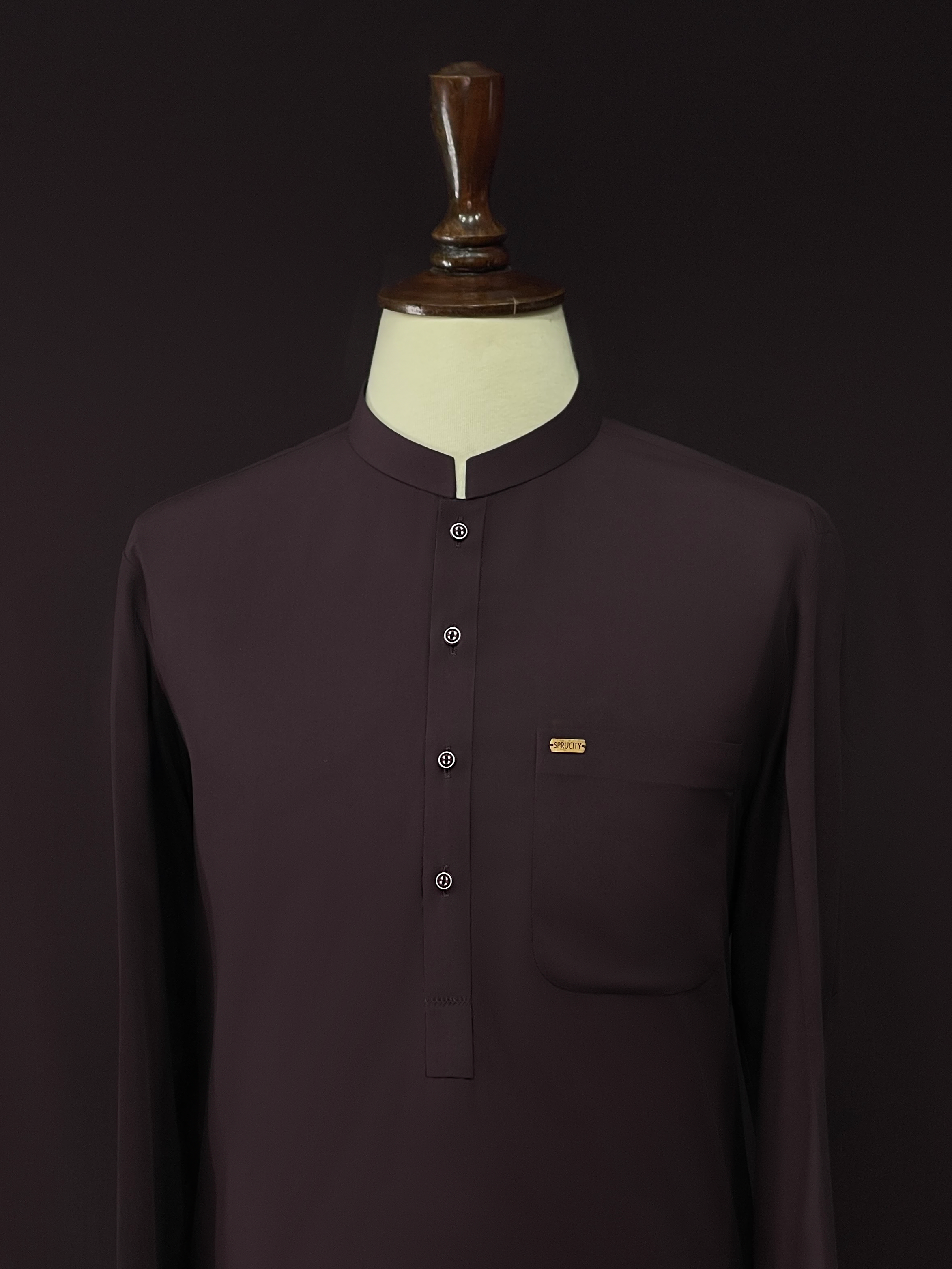 Shadow Purple Shalwar Kameez - Sprucity