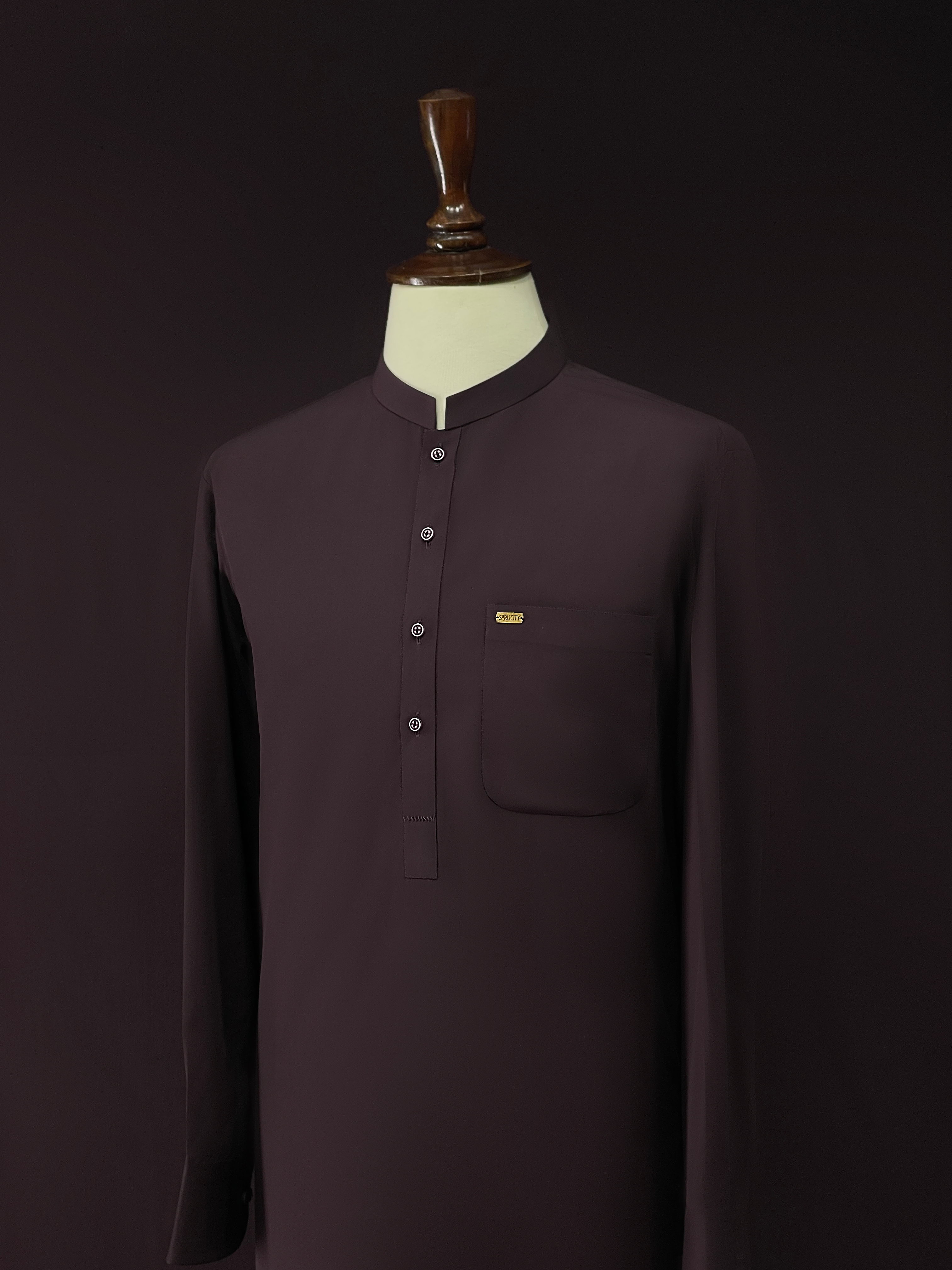 Shadow Purple Shalwar Kameez - Sprucity