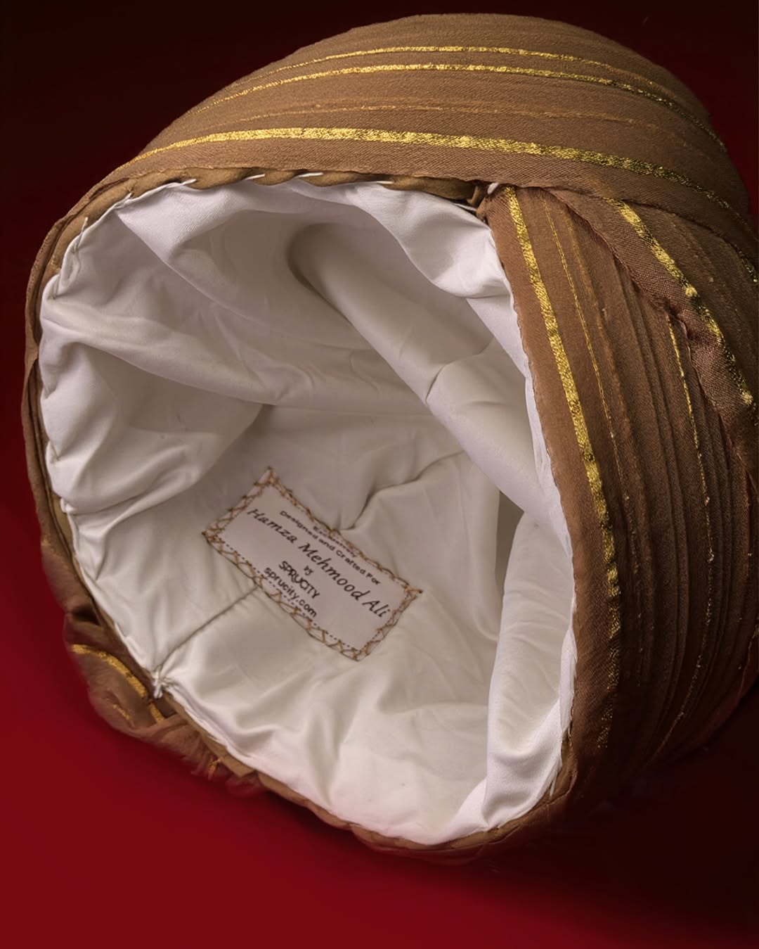 Golden & Red Sherwani Set