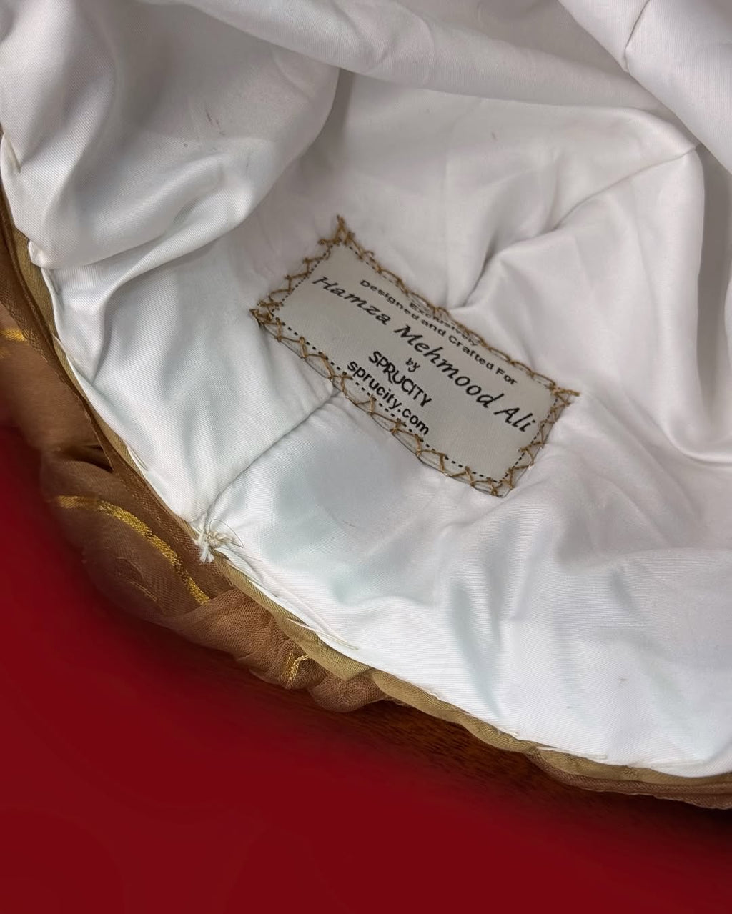 Golden & Red Sherwani Set