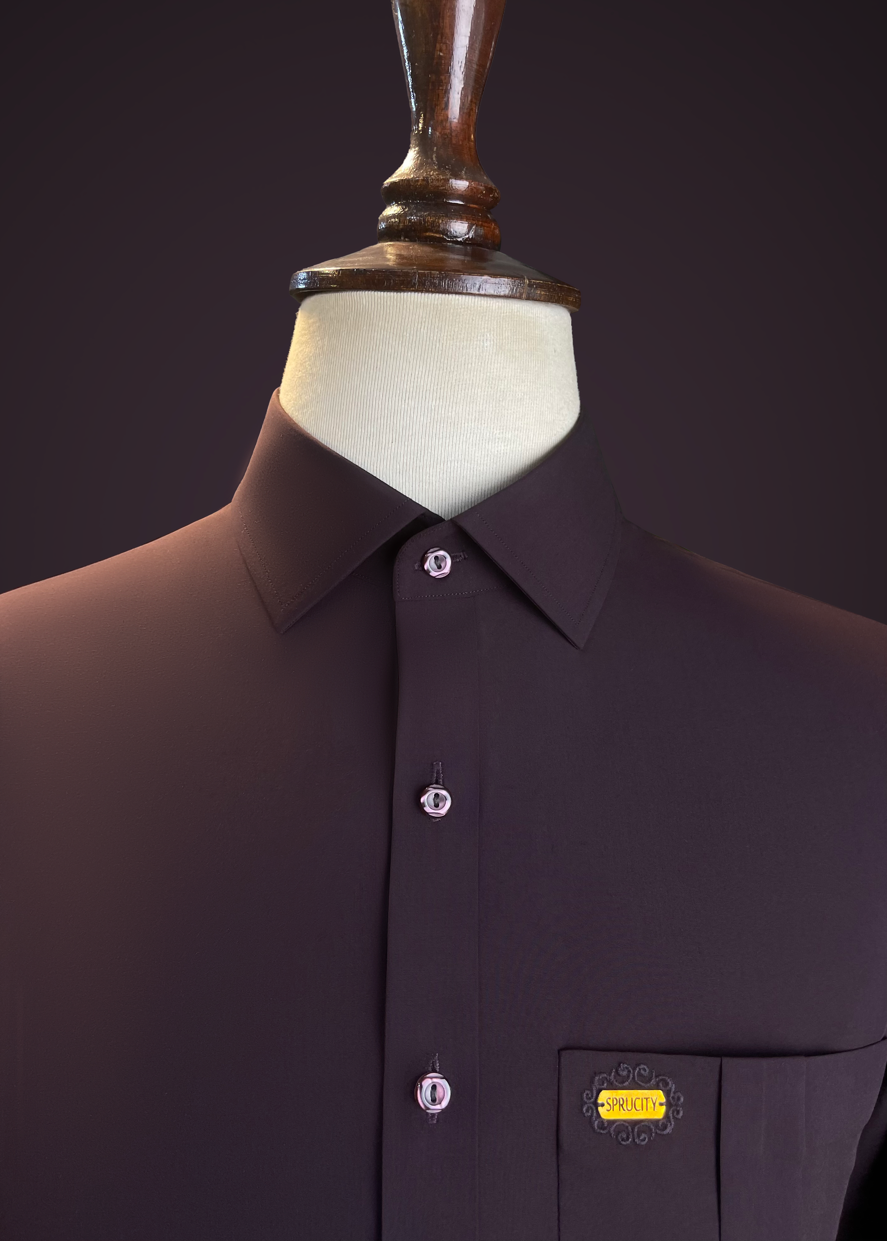 Wine Purple Wash & Wear Shalwar Kameez