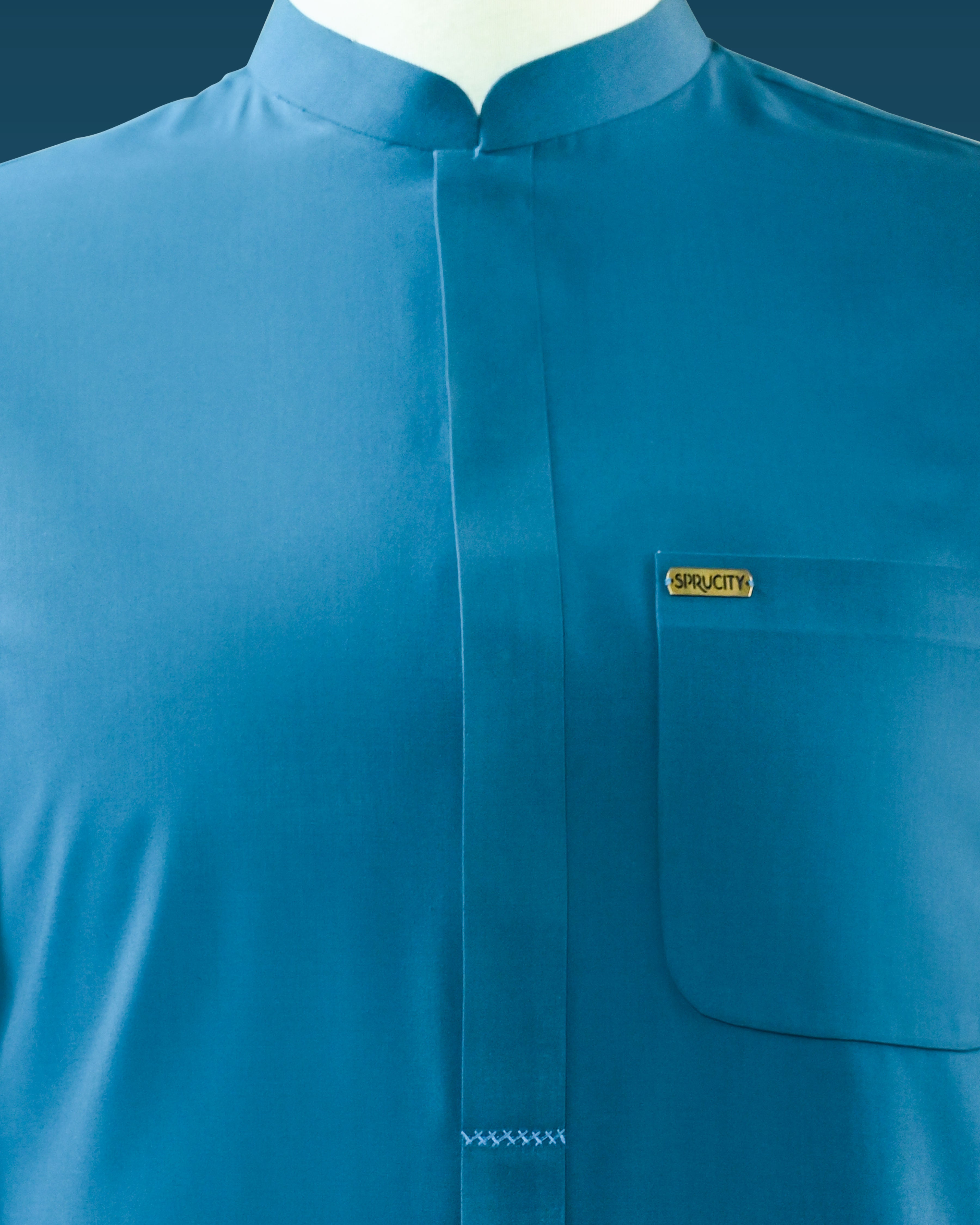 Majestic Blue Shalwar Kameez - Sprucity