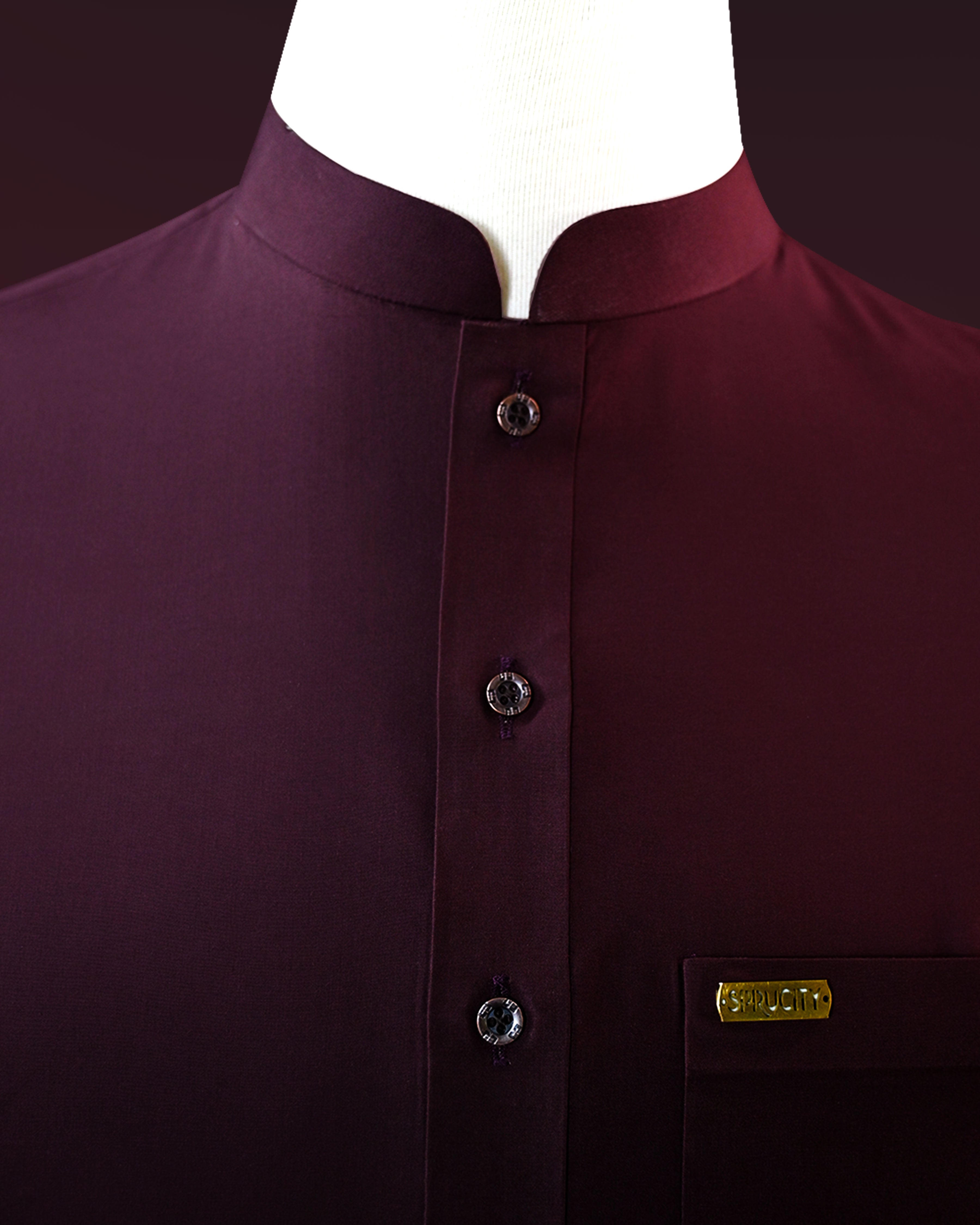 Royal Burgundy Shalwar Kameez - Sprucity