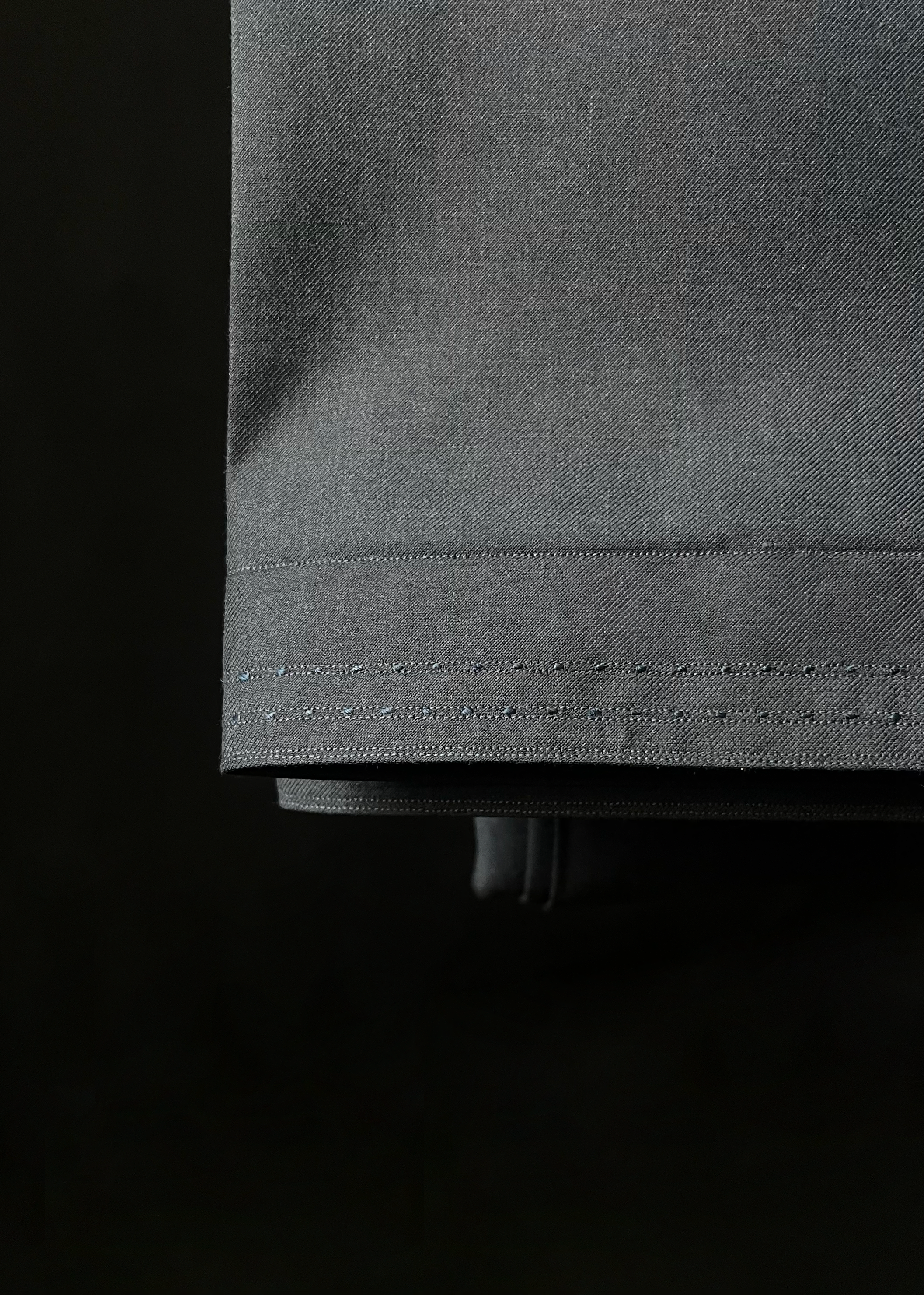 Charcoal Ash Shalwar Kameez In Imported Suiting Fabric (Winter Collection)