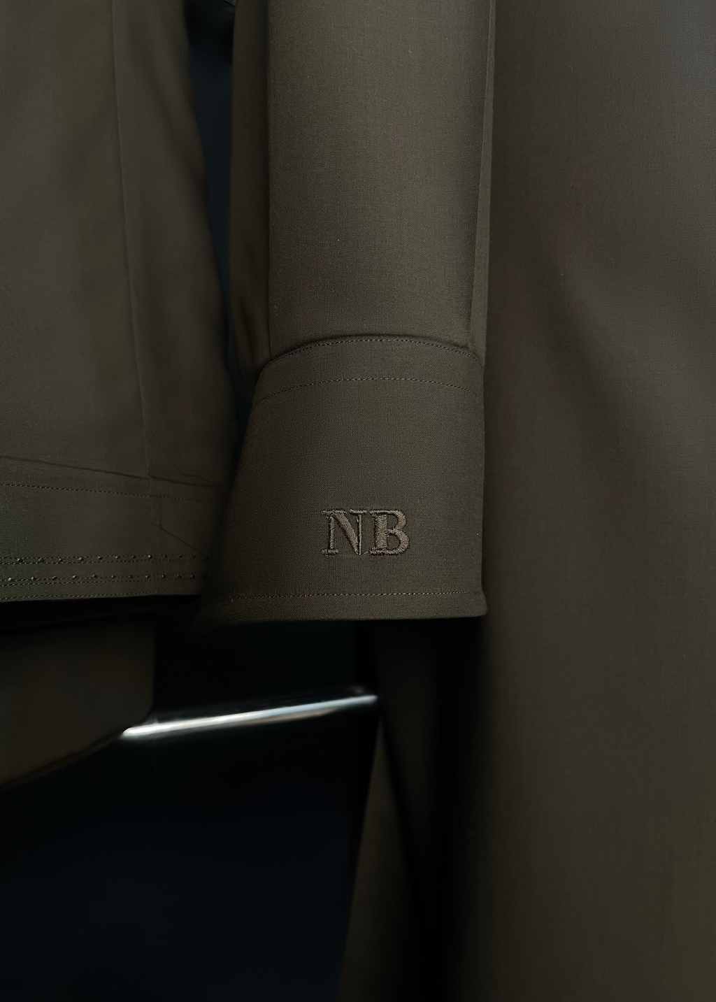 Mocha Brown Shalwar Kameez (Wash & Wear)