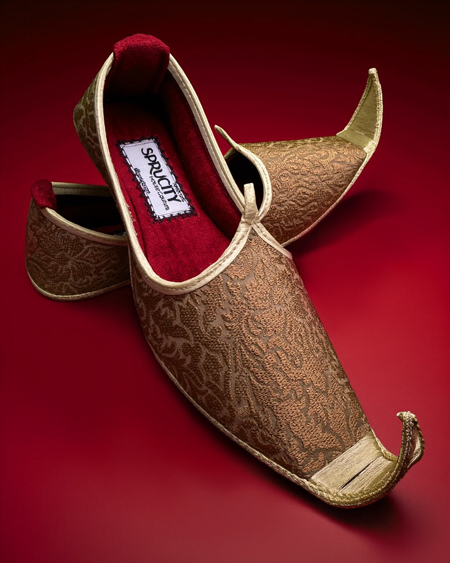 Golden & Red Khussa