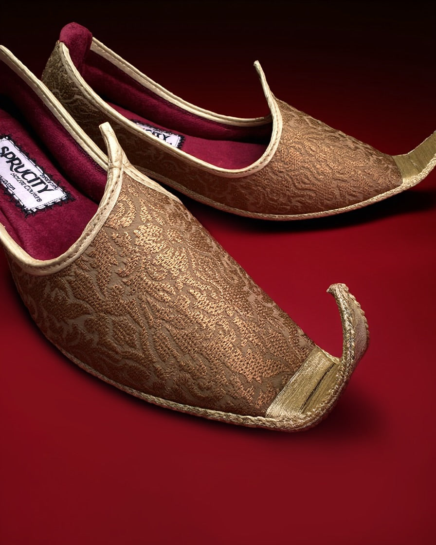 Golden & Red Khussa
