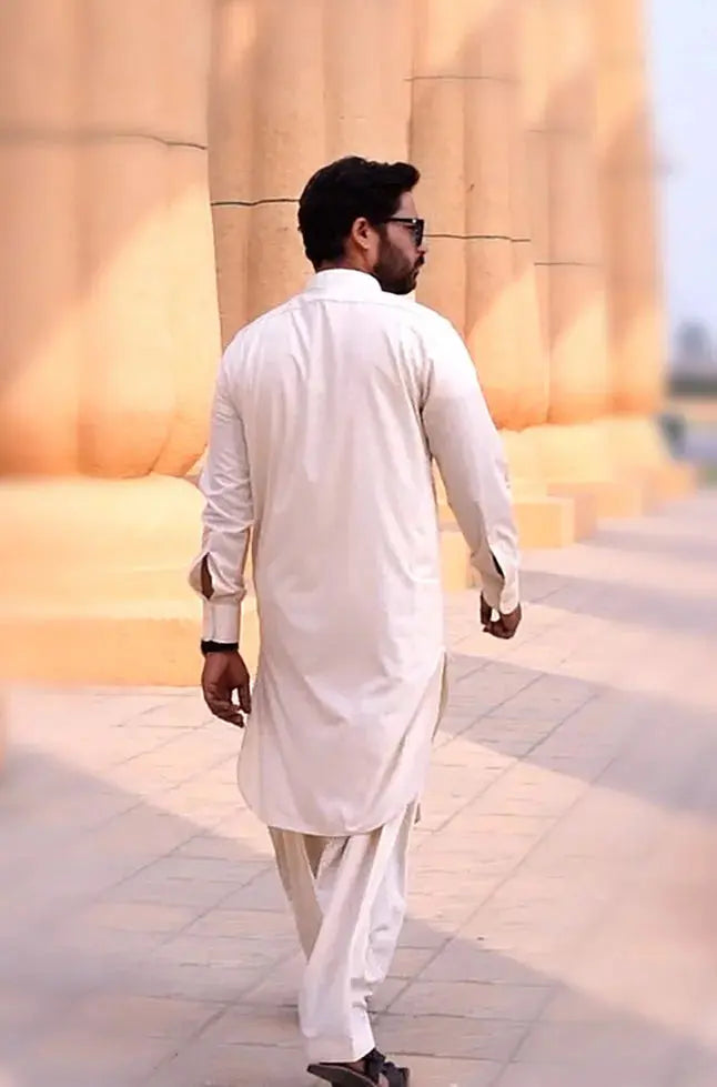 Boski (Wash & Wear) Kameez Shalwar AI-309 - Sprucity