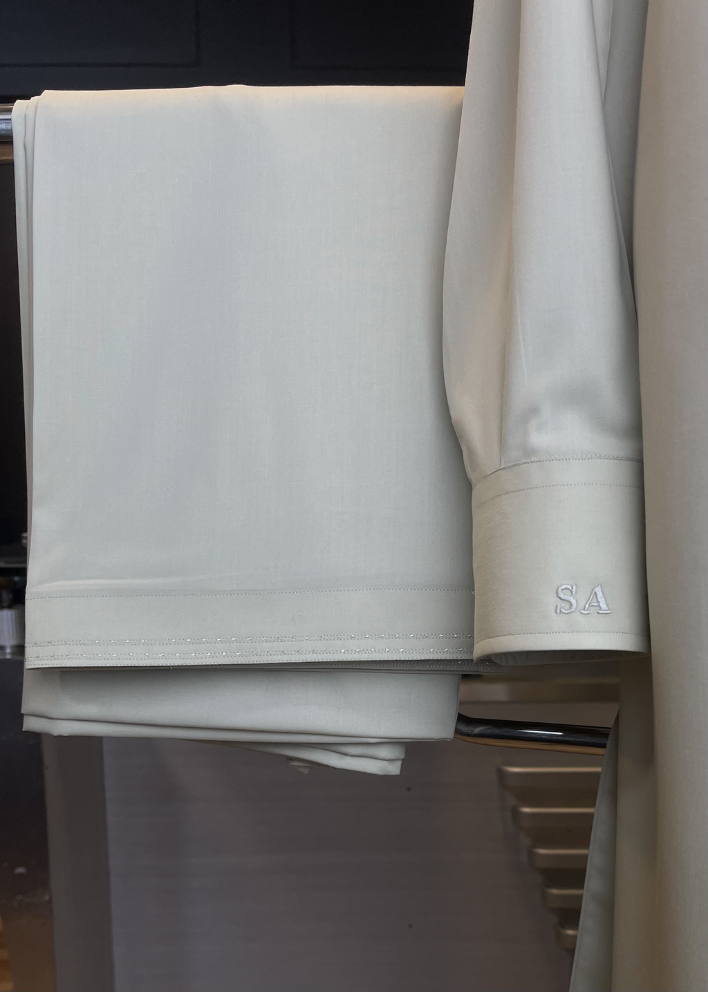 Ivory Elegance Wash & Wear Kameez Shalwar