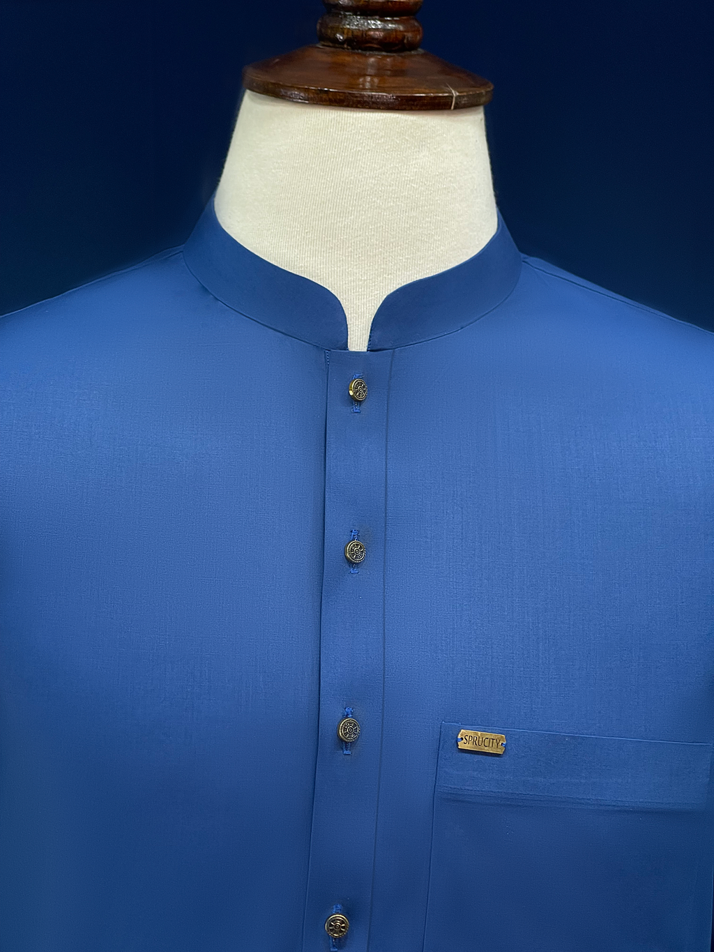 Imperial Blue Shalwar Kameez - Sprucity