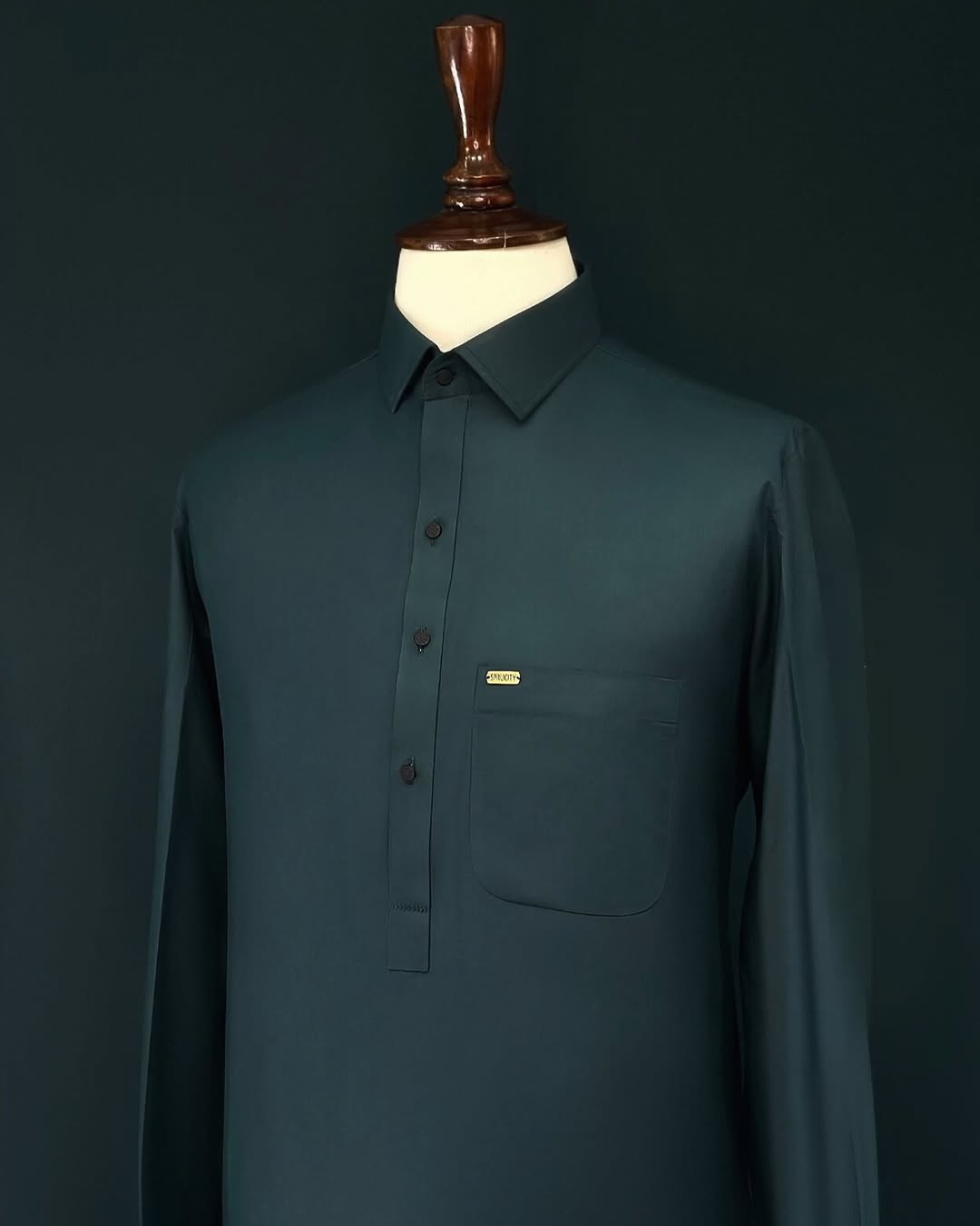 Deep Teal Shalwar Kameez - Sprucity