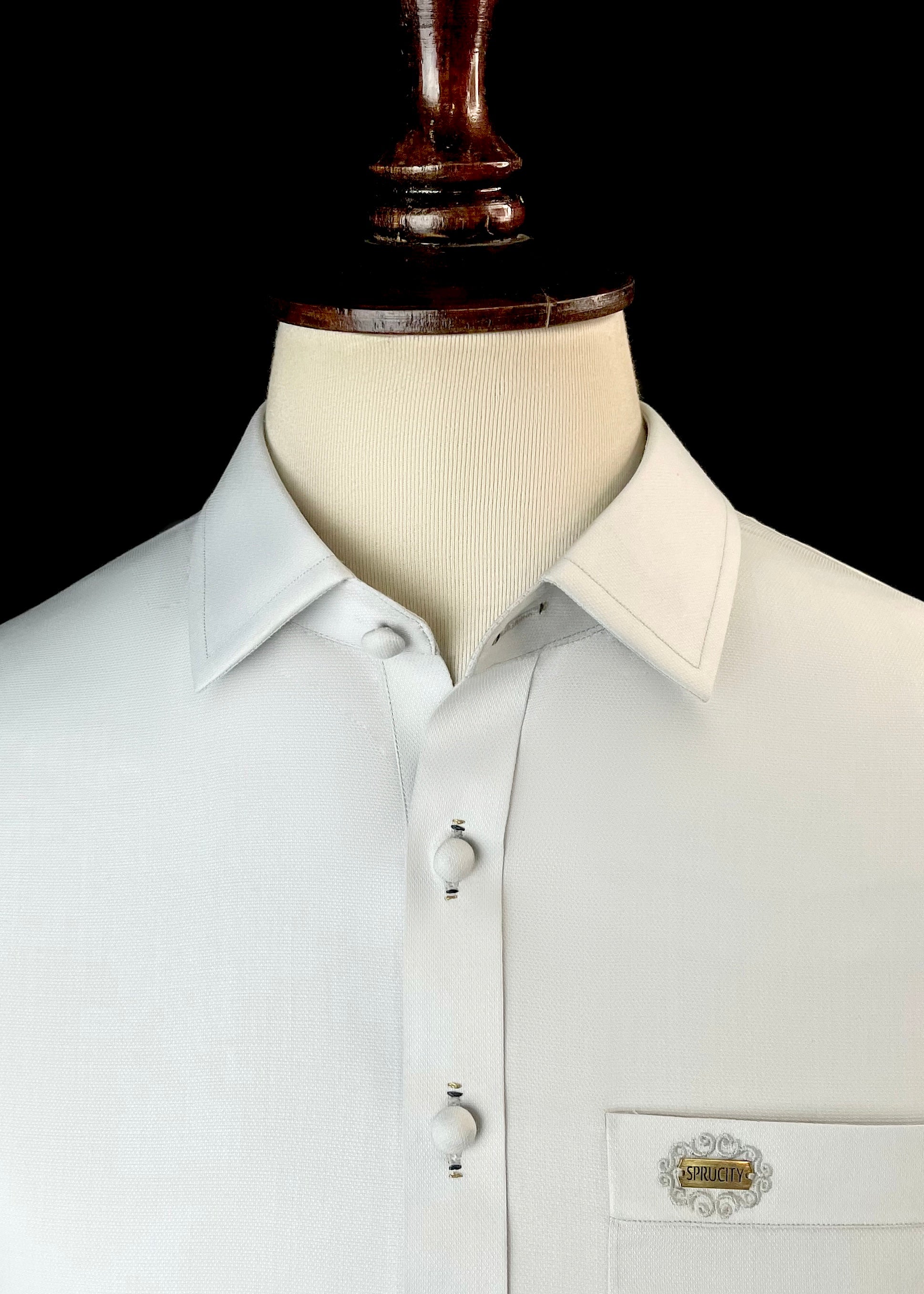 Silver Shalwar Kameez (Wash & Wear)