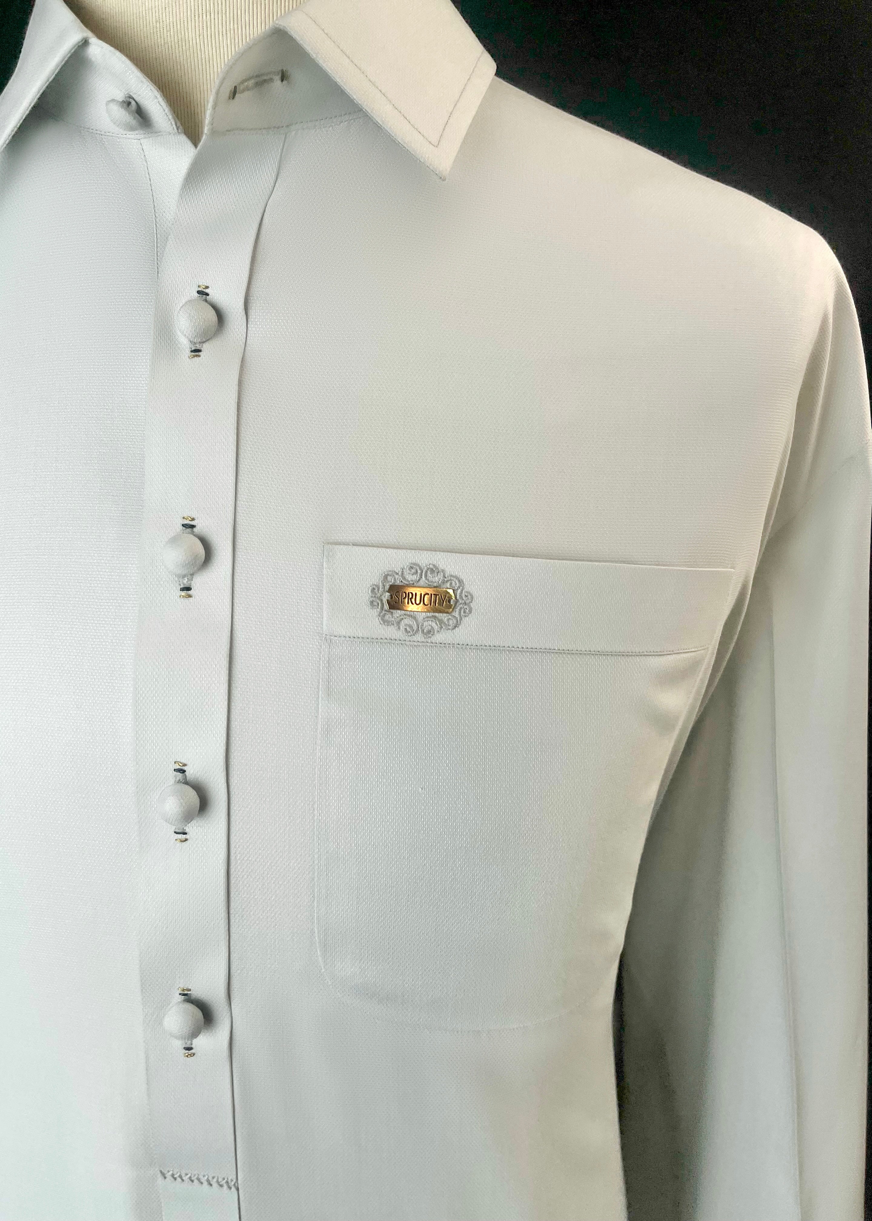 Silver Shalwar Kameez (Wash & Wear)