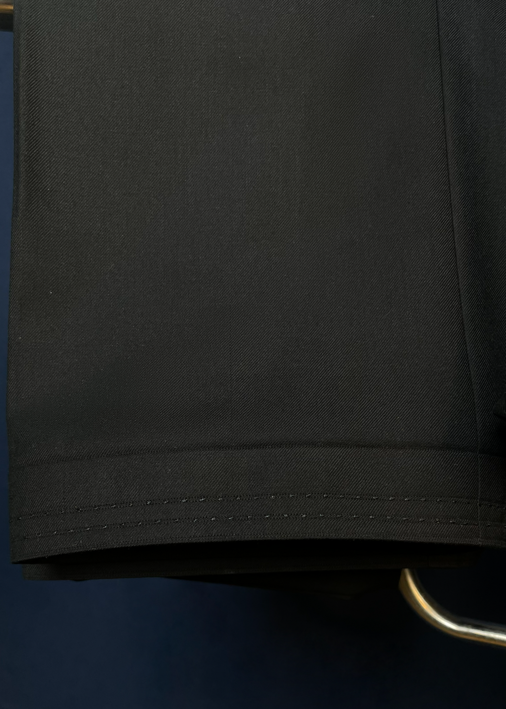 Jet Black Shalwar Kameez In Imported Suiting Fabric (Winter Collection)