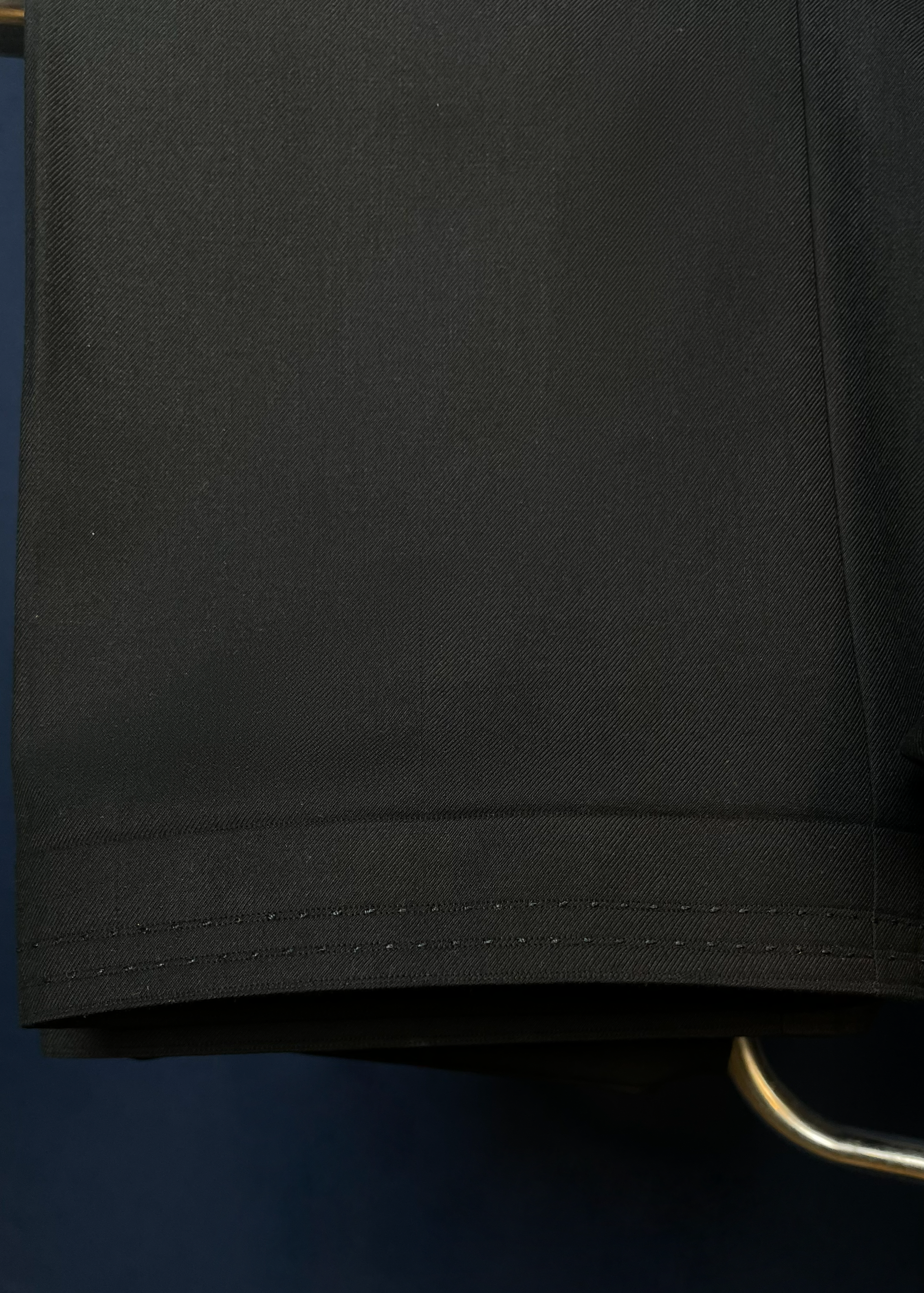 Jet Black Shalwar Kameez In Imported Suiting Fabric (Winter Collection)