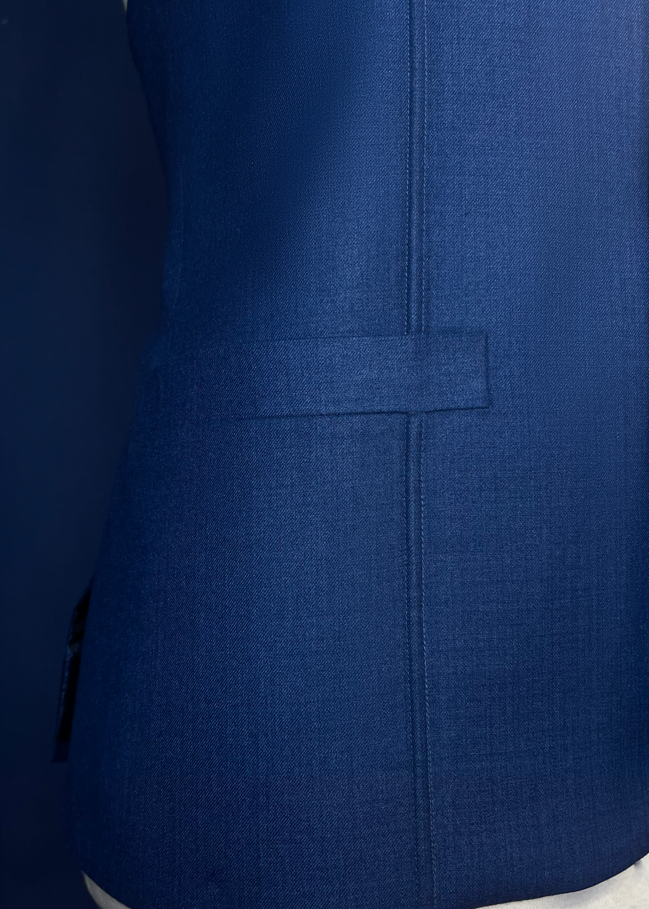 Midnight Blue Waistcoat In Imported Suiting Fabric (Winter Collection)