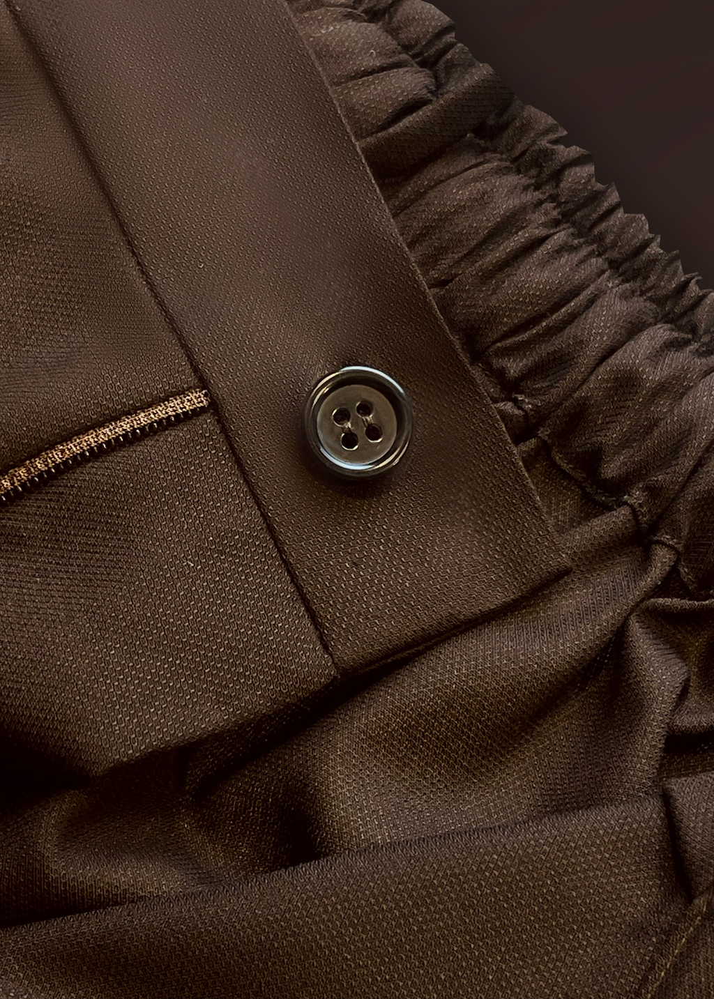 Classic Brown Shalwar kameez With Matching Waistcoat In Premium Wash & Wear Fabric