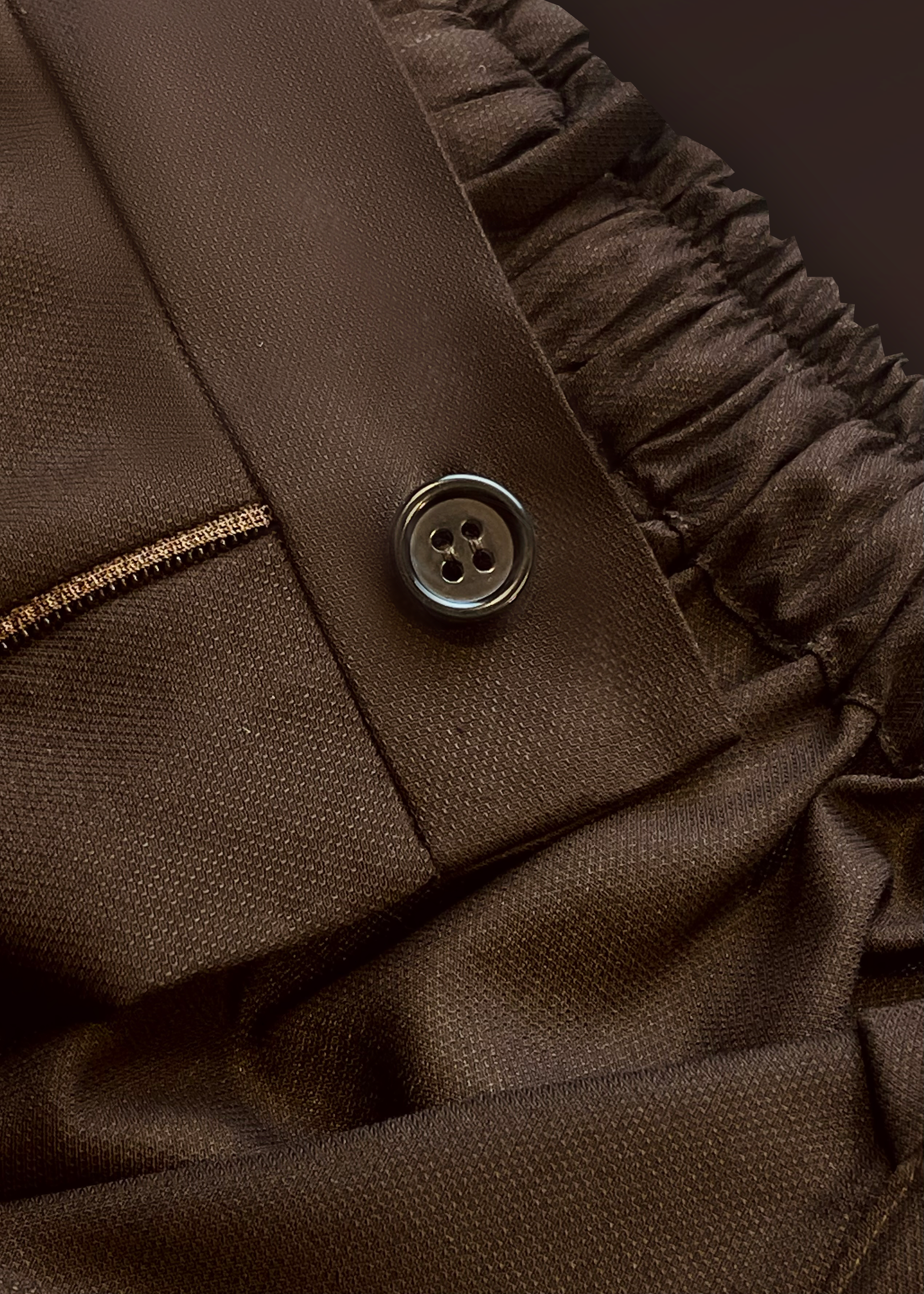 Classic Brown Shalwar kameez With Matching Waistcoat In Premium Wash & Wear Fabric