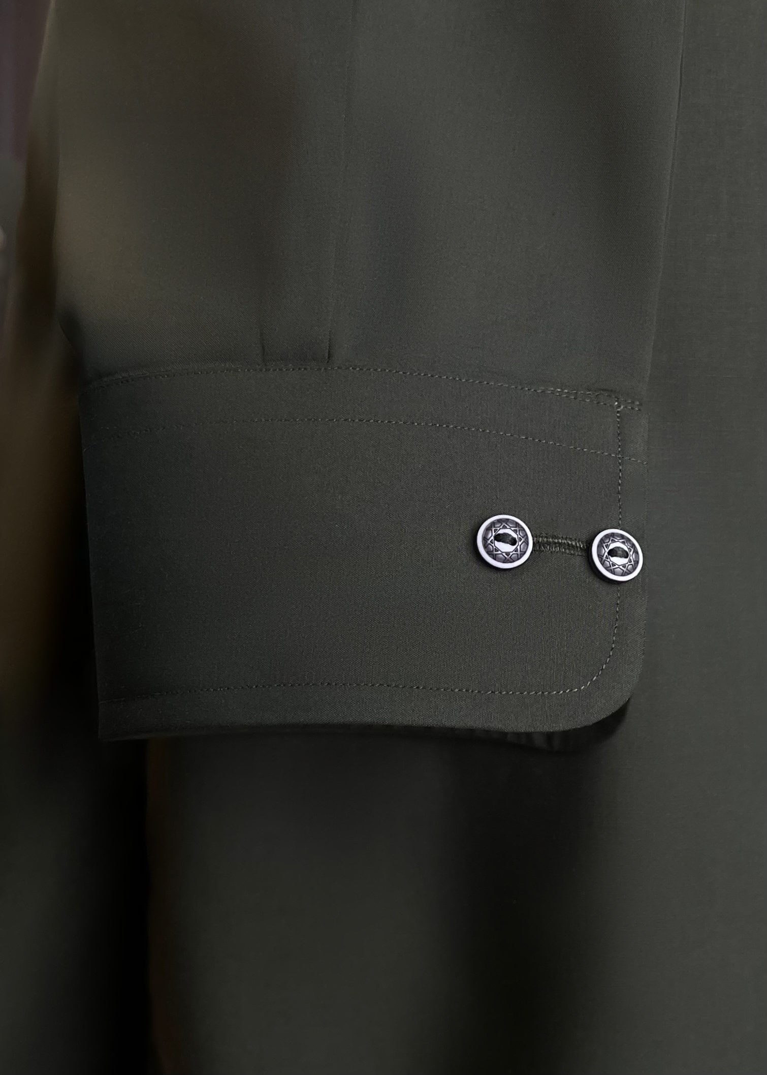 Deep Olive Premium Wash & Wear Shalwar kameez