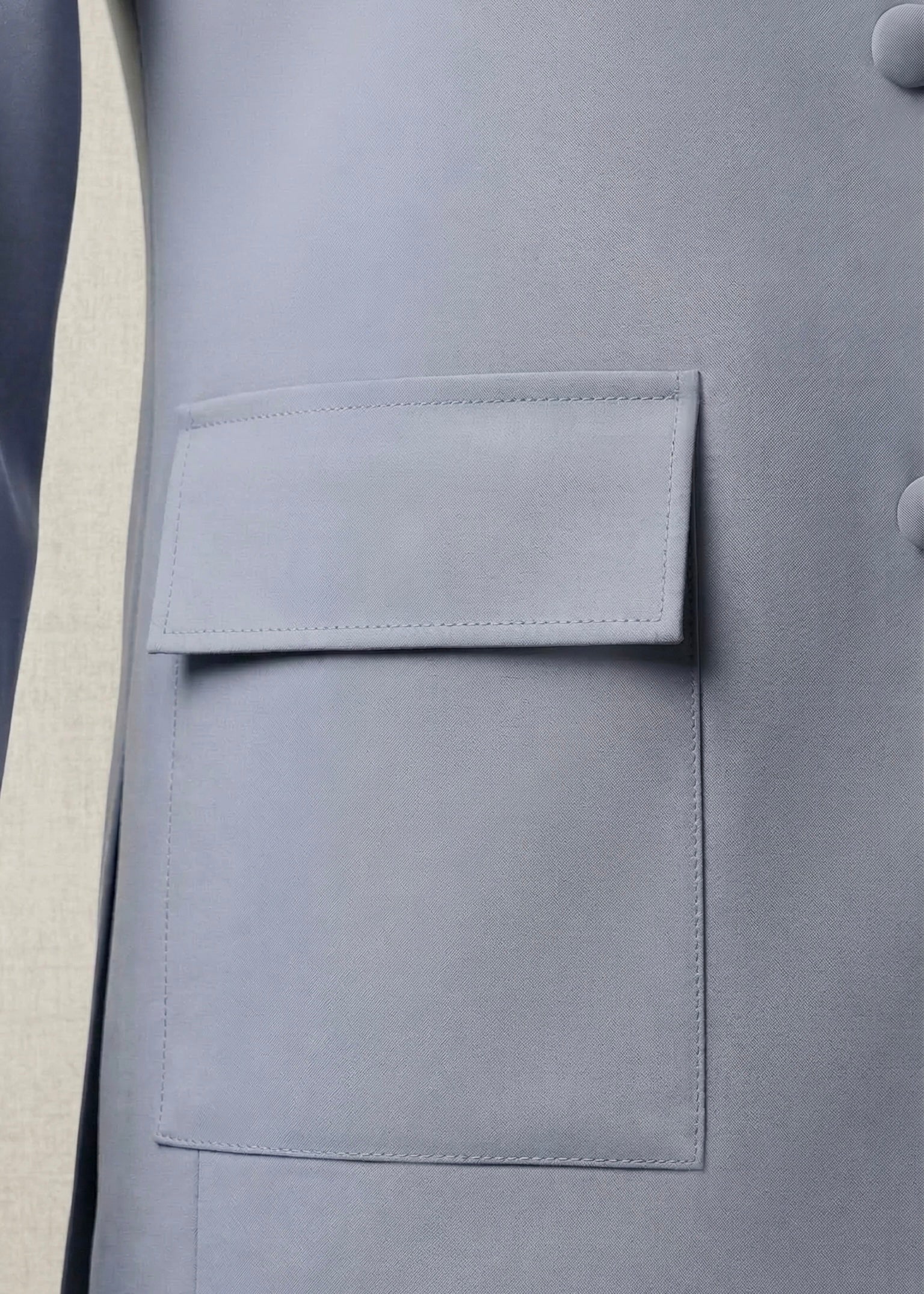 Glacier Grey Shalwar Kameez with Matching Structured Waistcoat