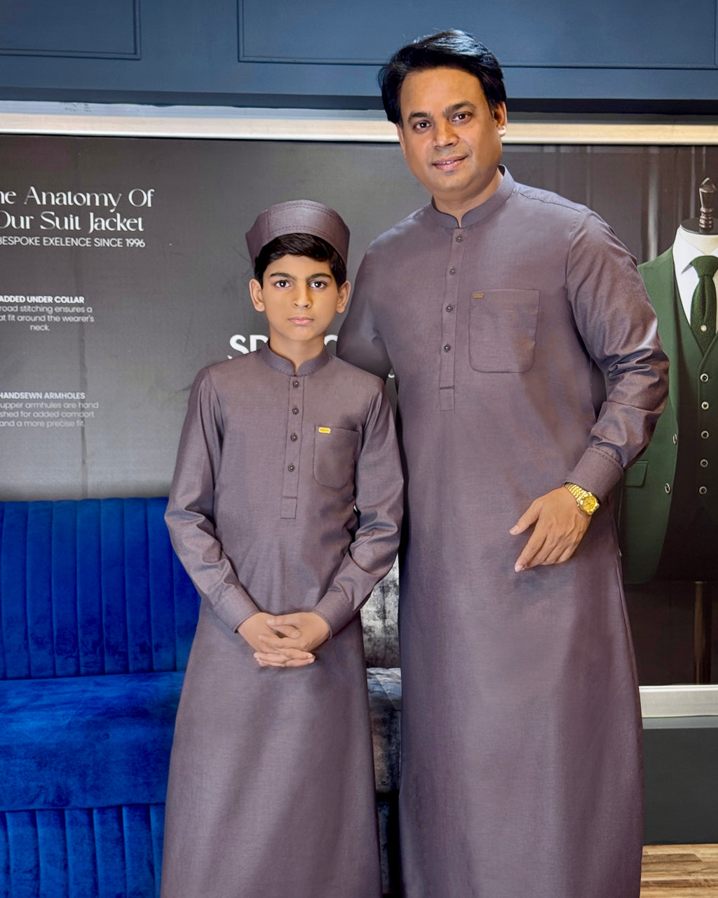 Cotton Jubba Father-Son Set - Sprucity