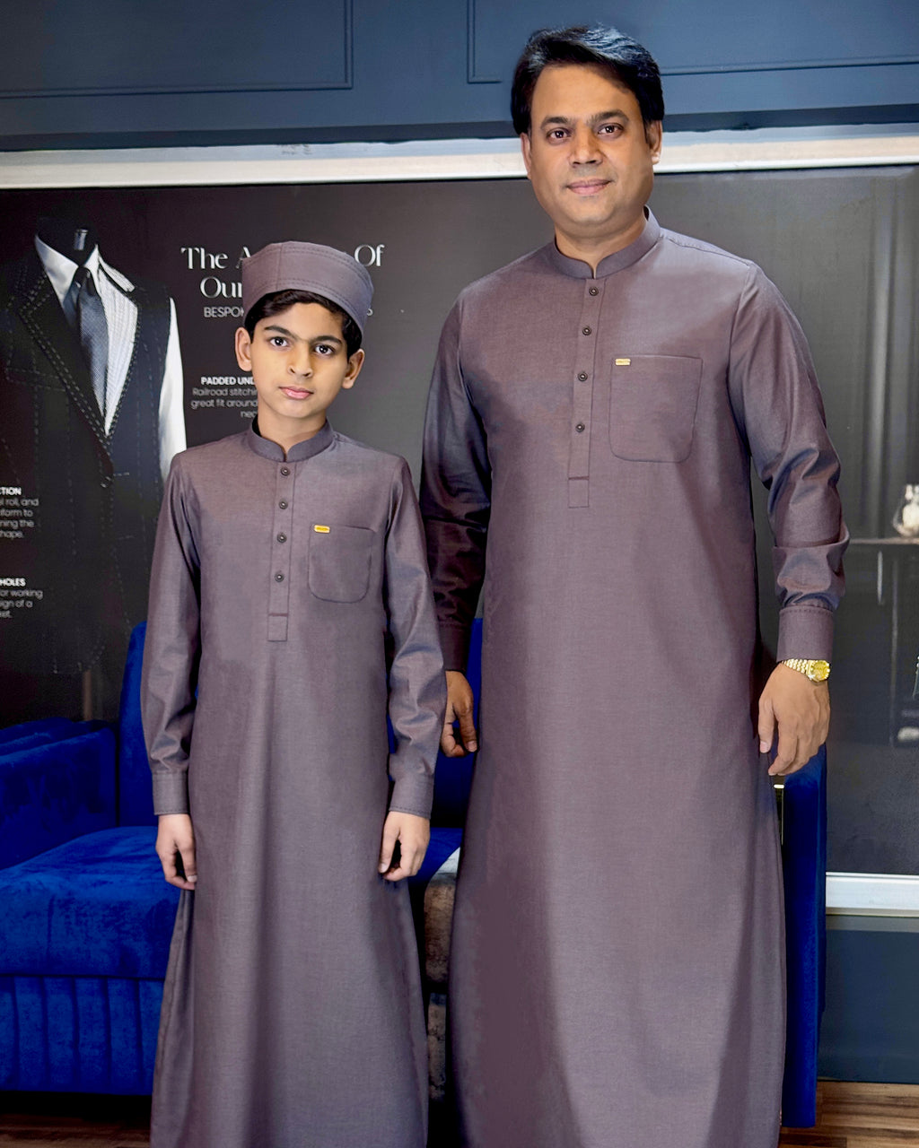 Cotton Jubba Father-Son Set - Sprucity