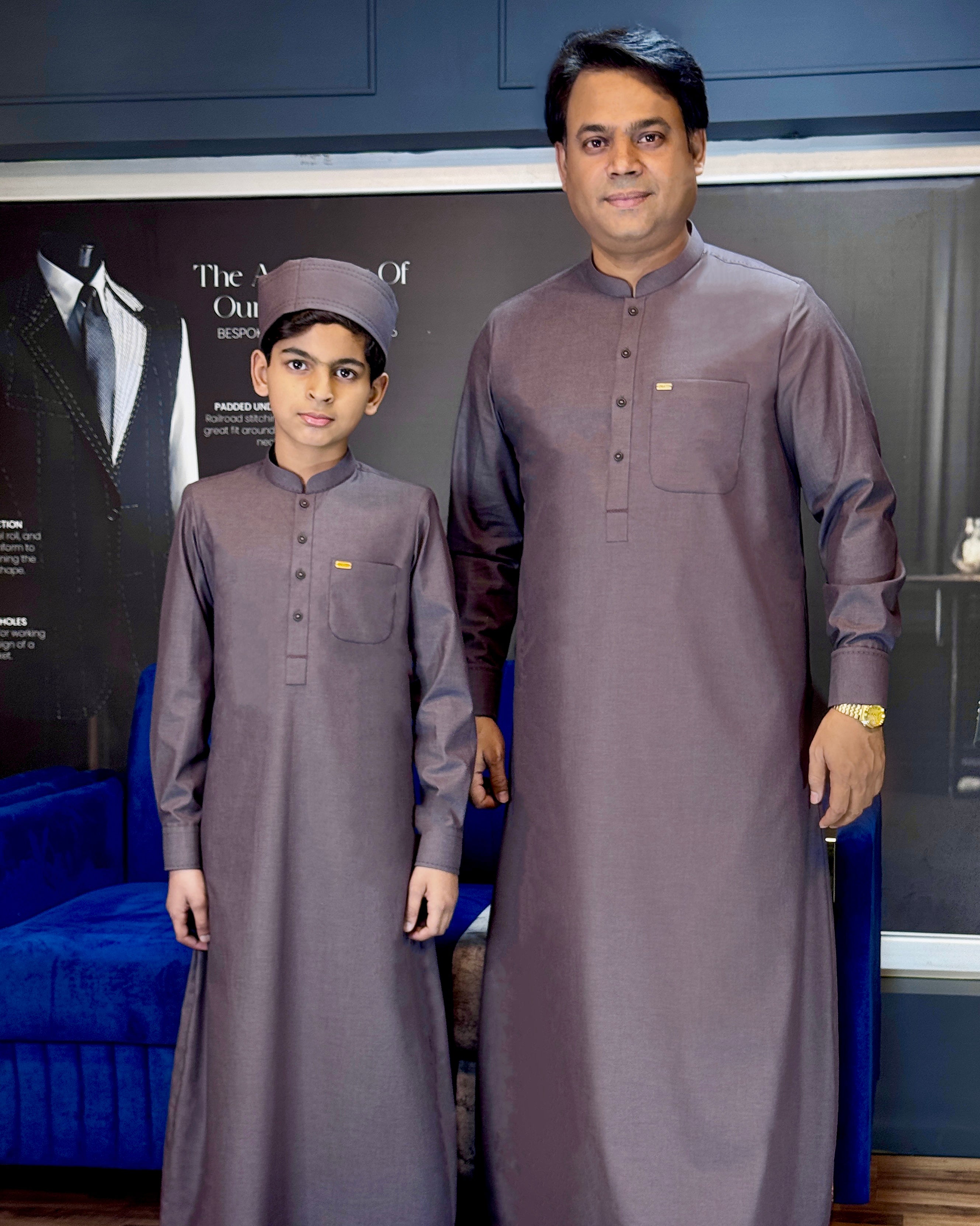 Cotton Jubba Father-Son Set - Sprucity