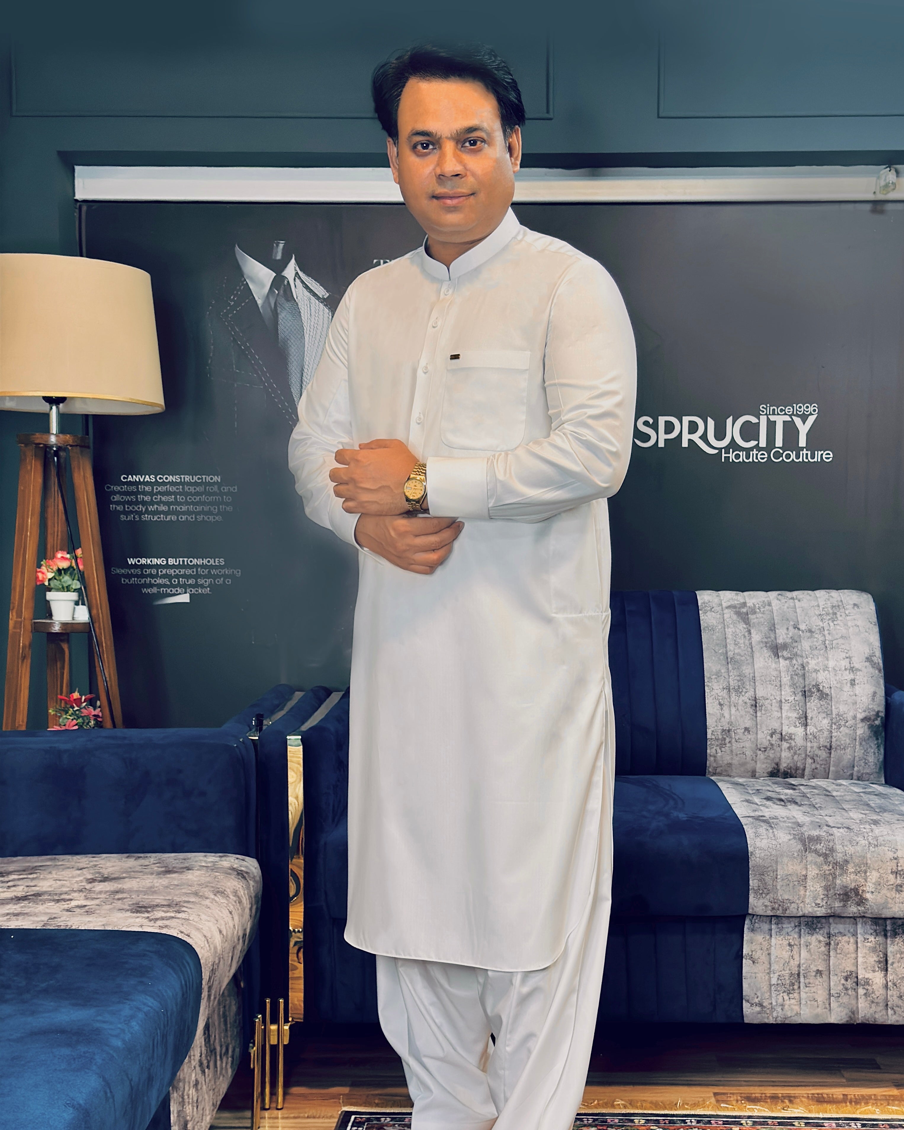 Classic White Shalwar Kameez - Sprucity
