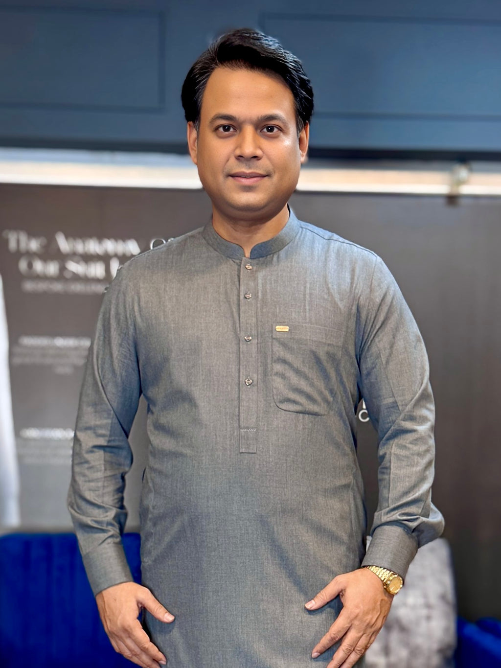 Graphite Classic Grey Shalwar Kameez - Sprucity