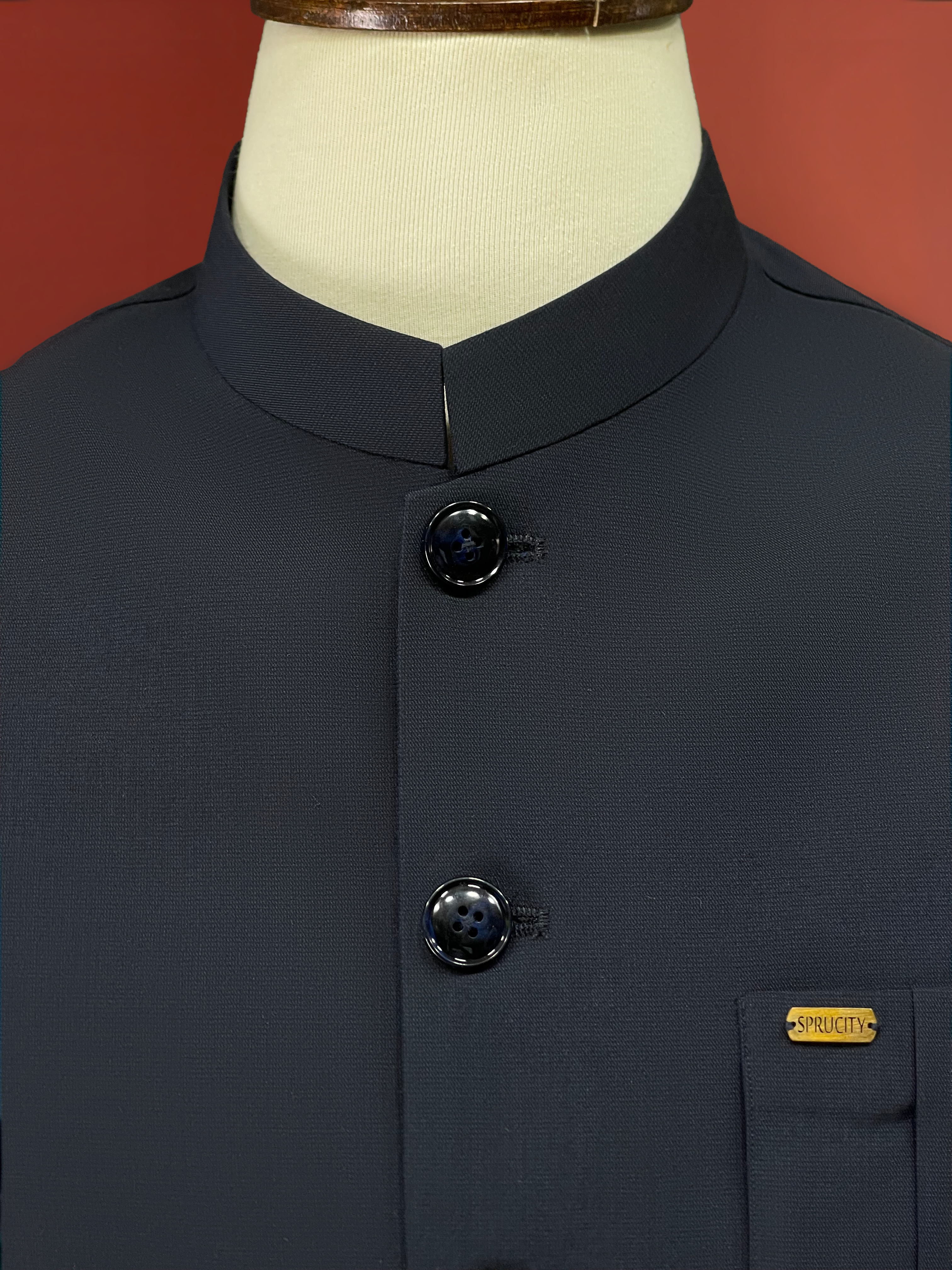 Midnight Black Signature Waistcoat - Sprucity