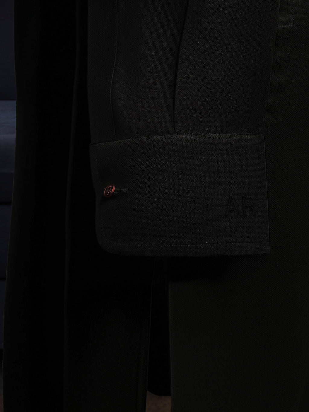 Black Shalwar Kameez In Imported Suiting Fabric (Winter Collection)