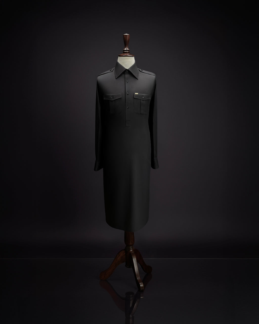 Midnight Aubergine Custom Shalwar Kameez (Wash & Wear)