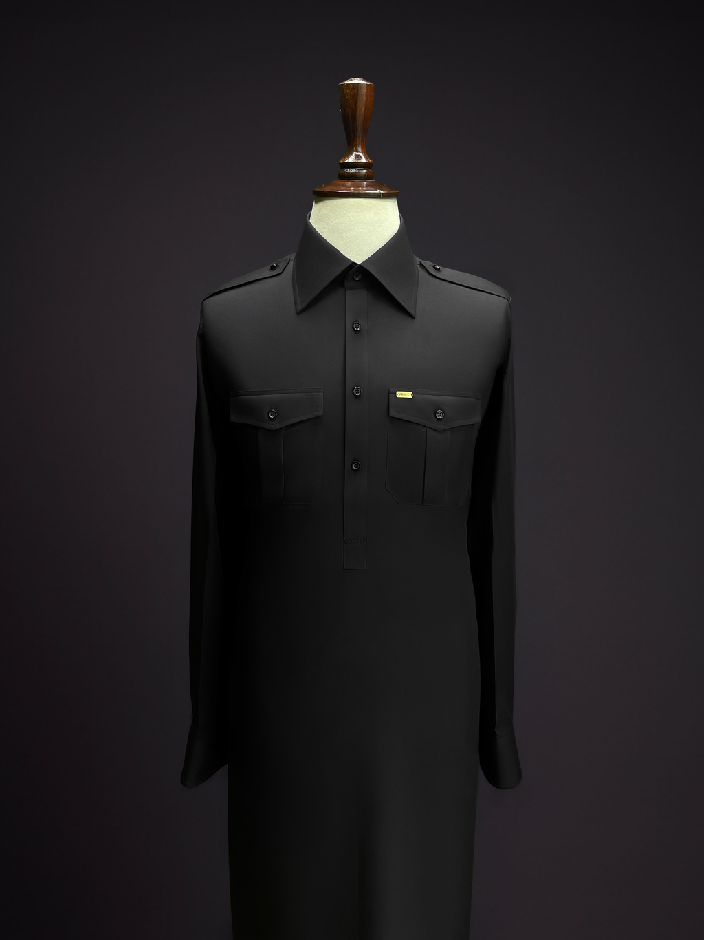 Midnight Aubergine Custom Shalwar Kameez (Wash & Wear)