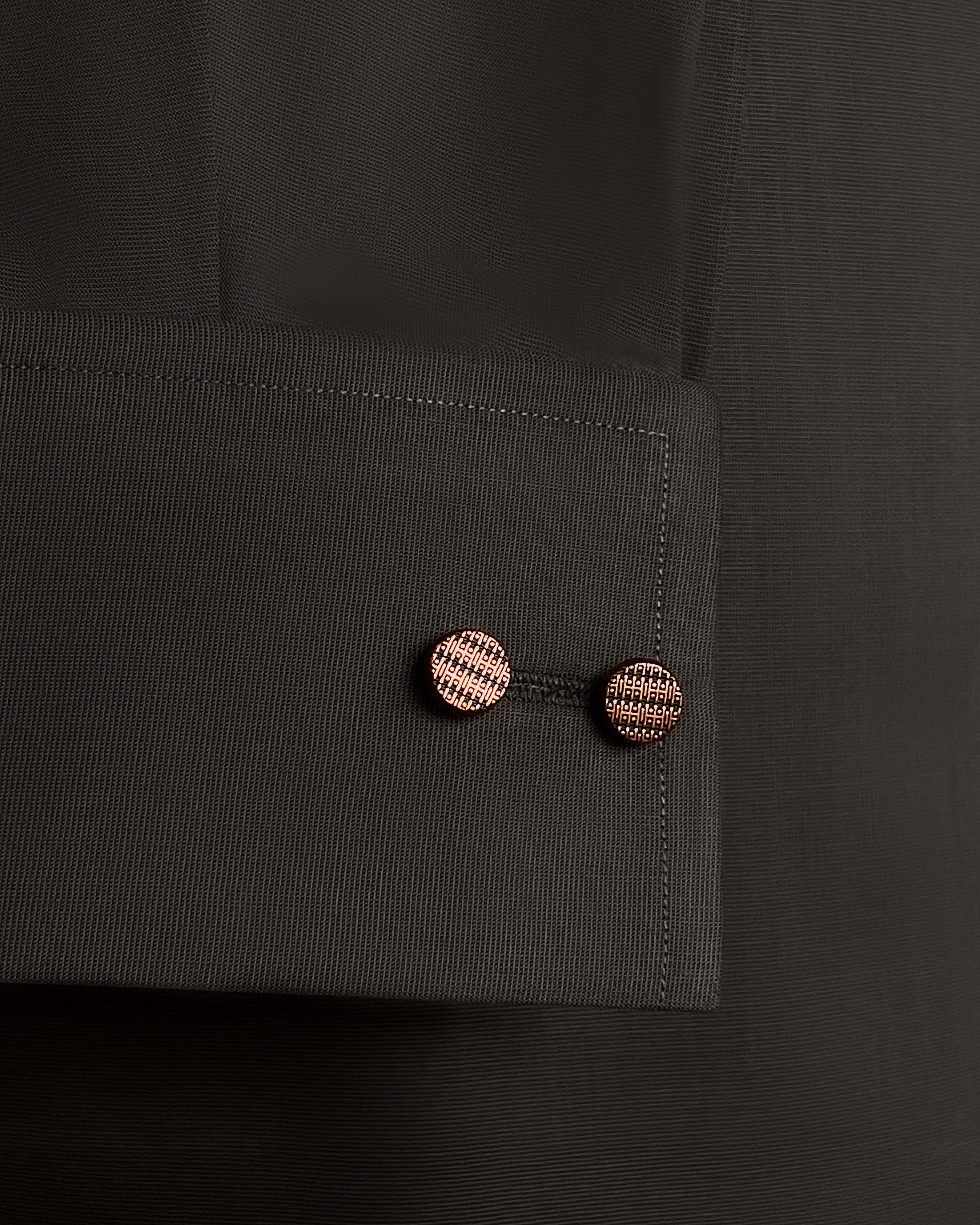 Dark Olive Green Shalwar Kameez In Imported Suiting Fabric (Winter Collection)