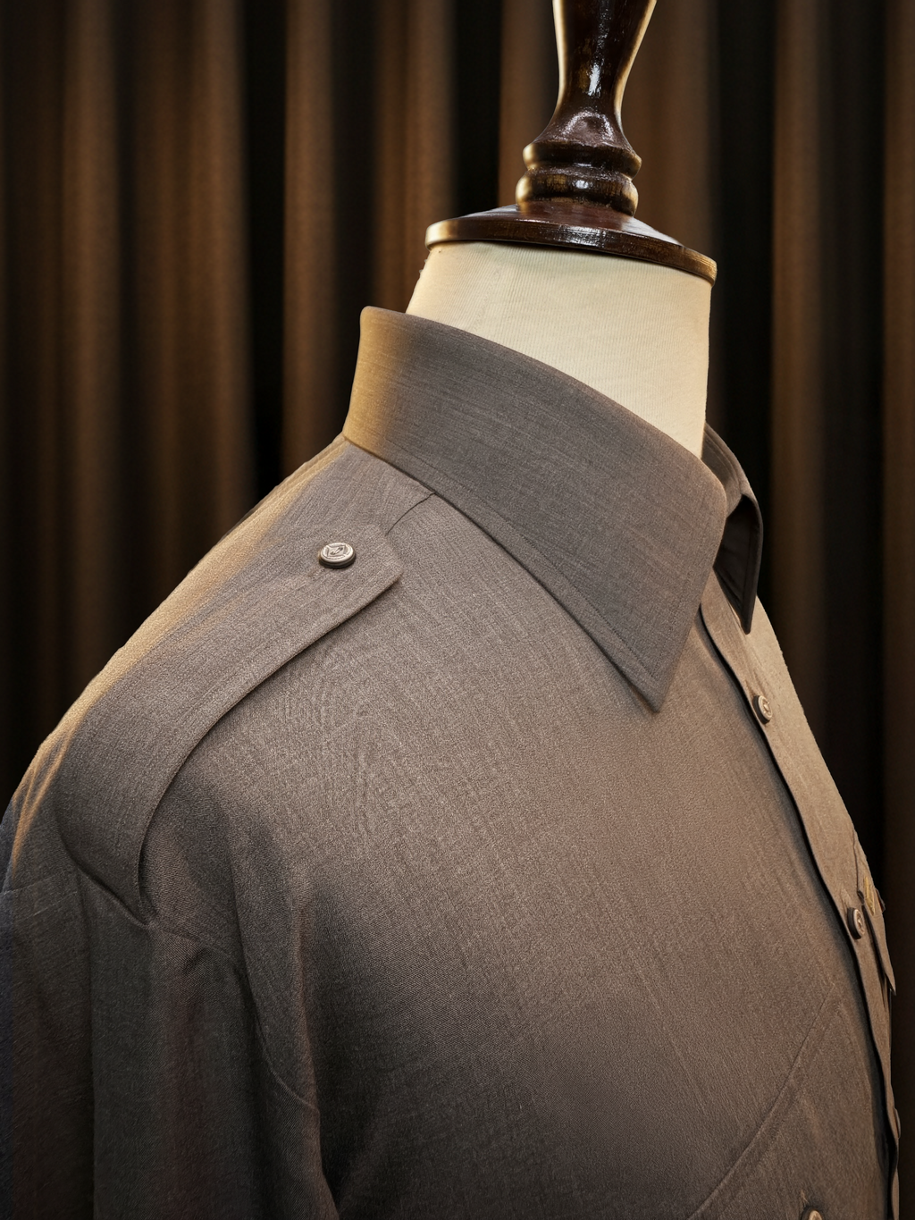 Ash Rose Grey Shalwar Kameez (Wash & Wear)