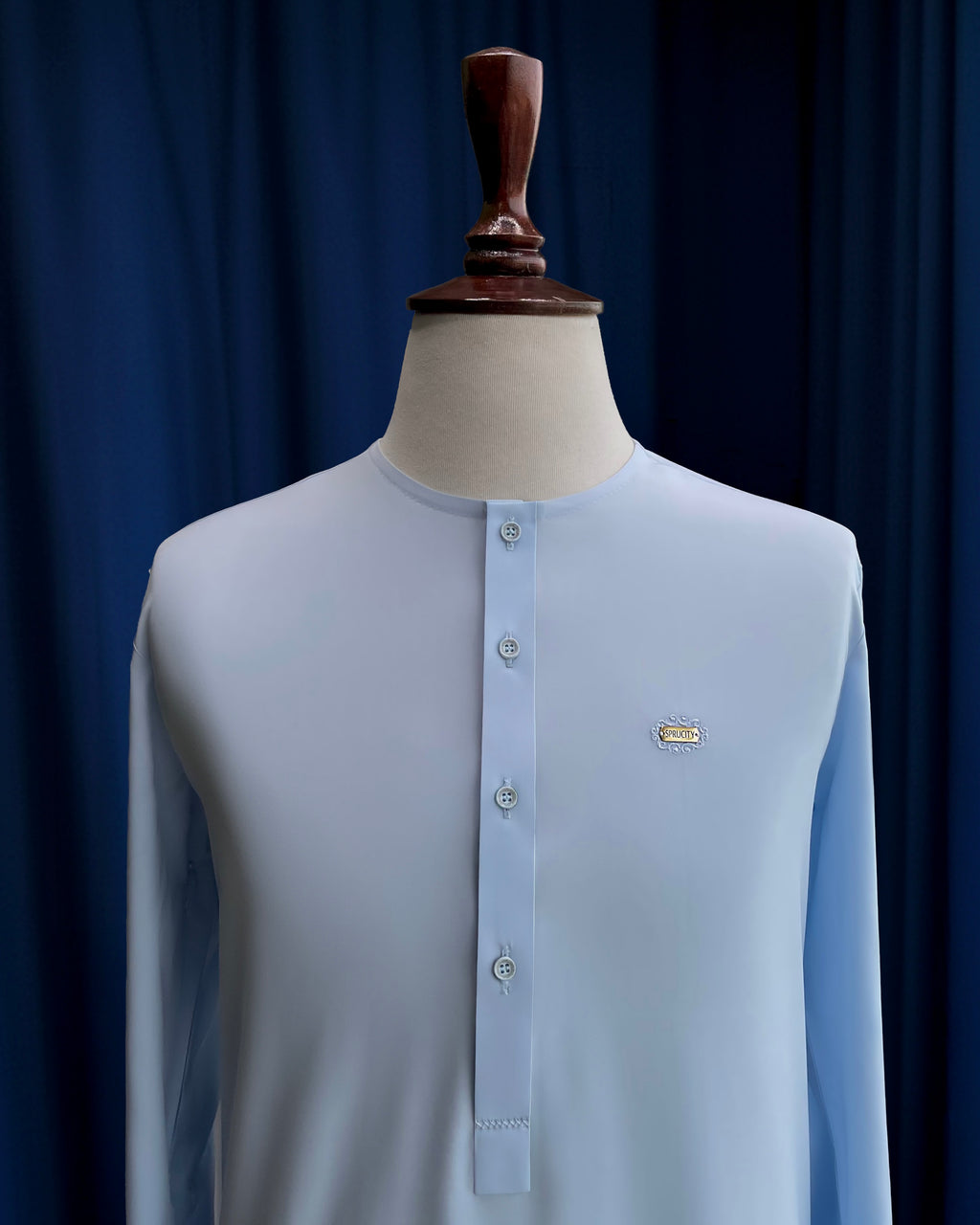 Light Blue Kurta Trouser (Wash & Wear)