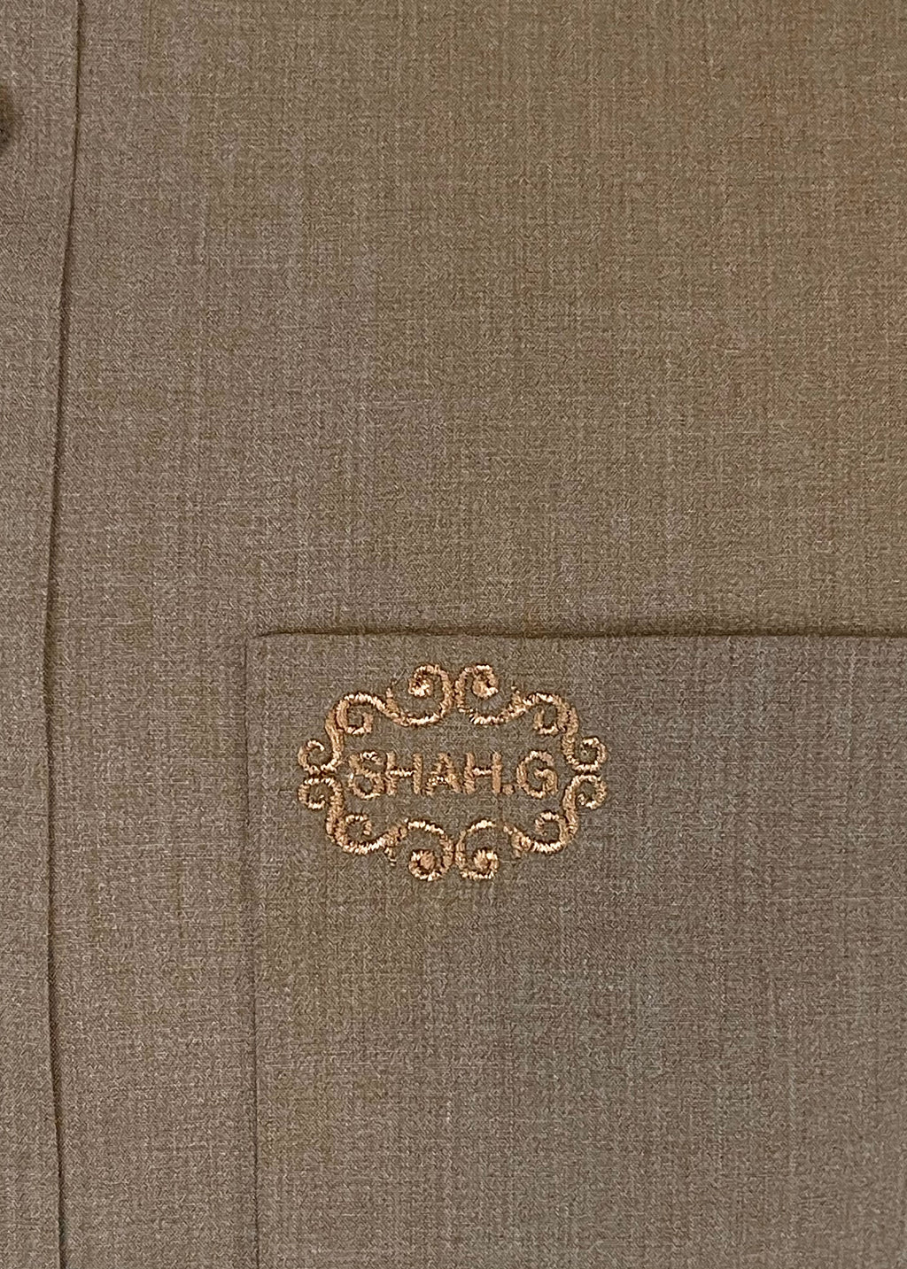 Camel Brown Shalwar Kameez (Wash & Wear)