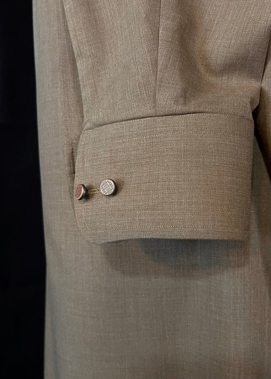 Camel Brown Shalwar Kameez (Wash & Wear)