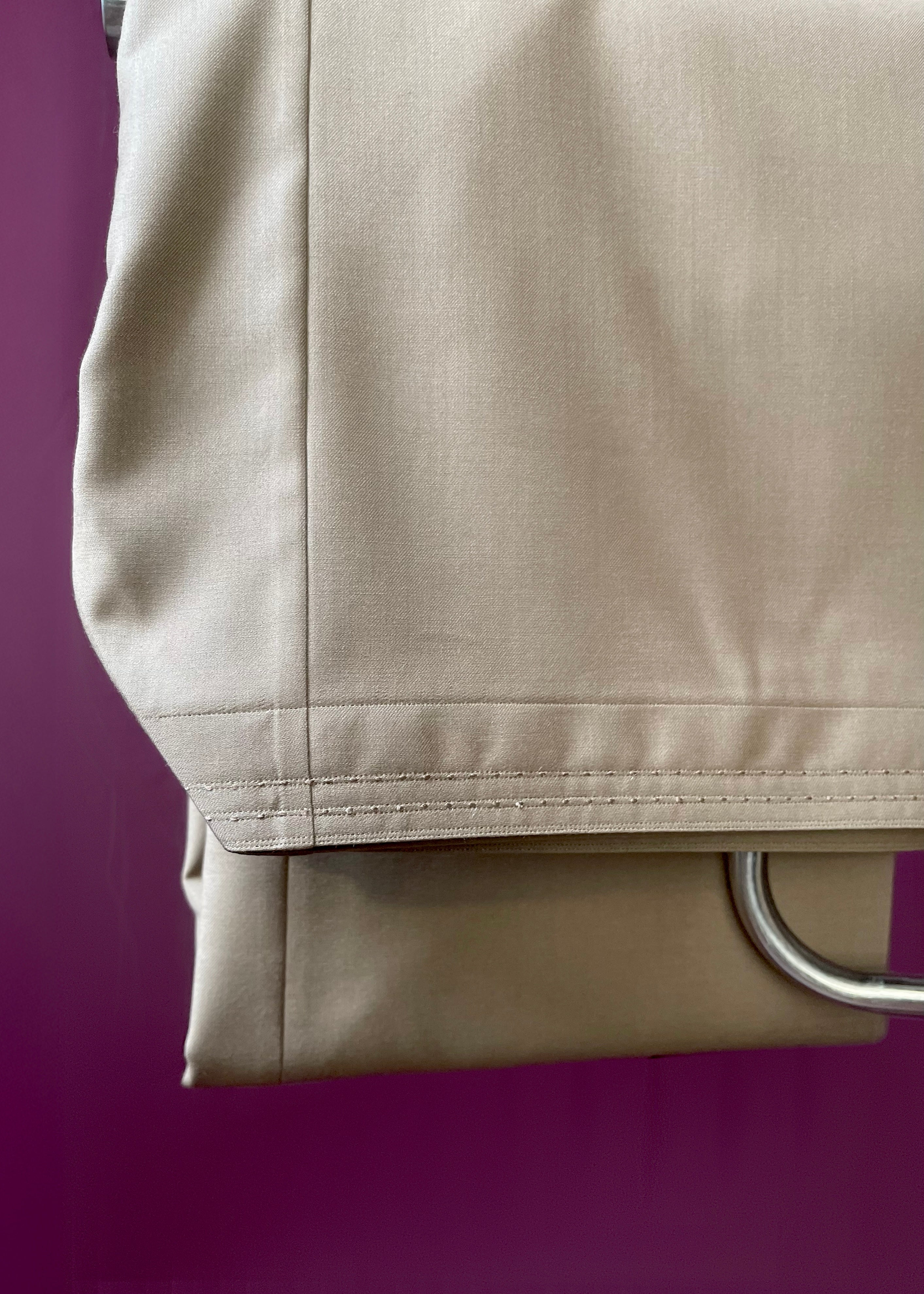 Sandstone Essence Shalwar Kameez In Imported Suiting Fabric (Winter Collection)