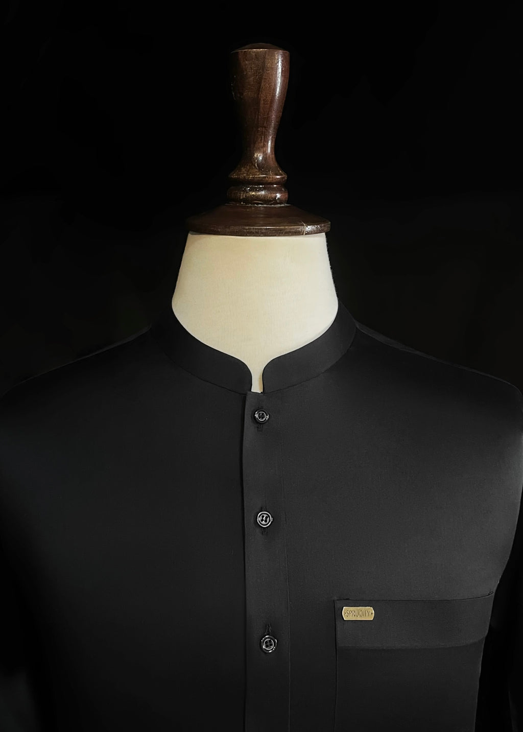 Black Shalwar Kameez (Wash & Wear)