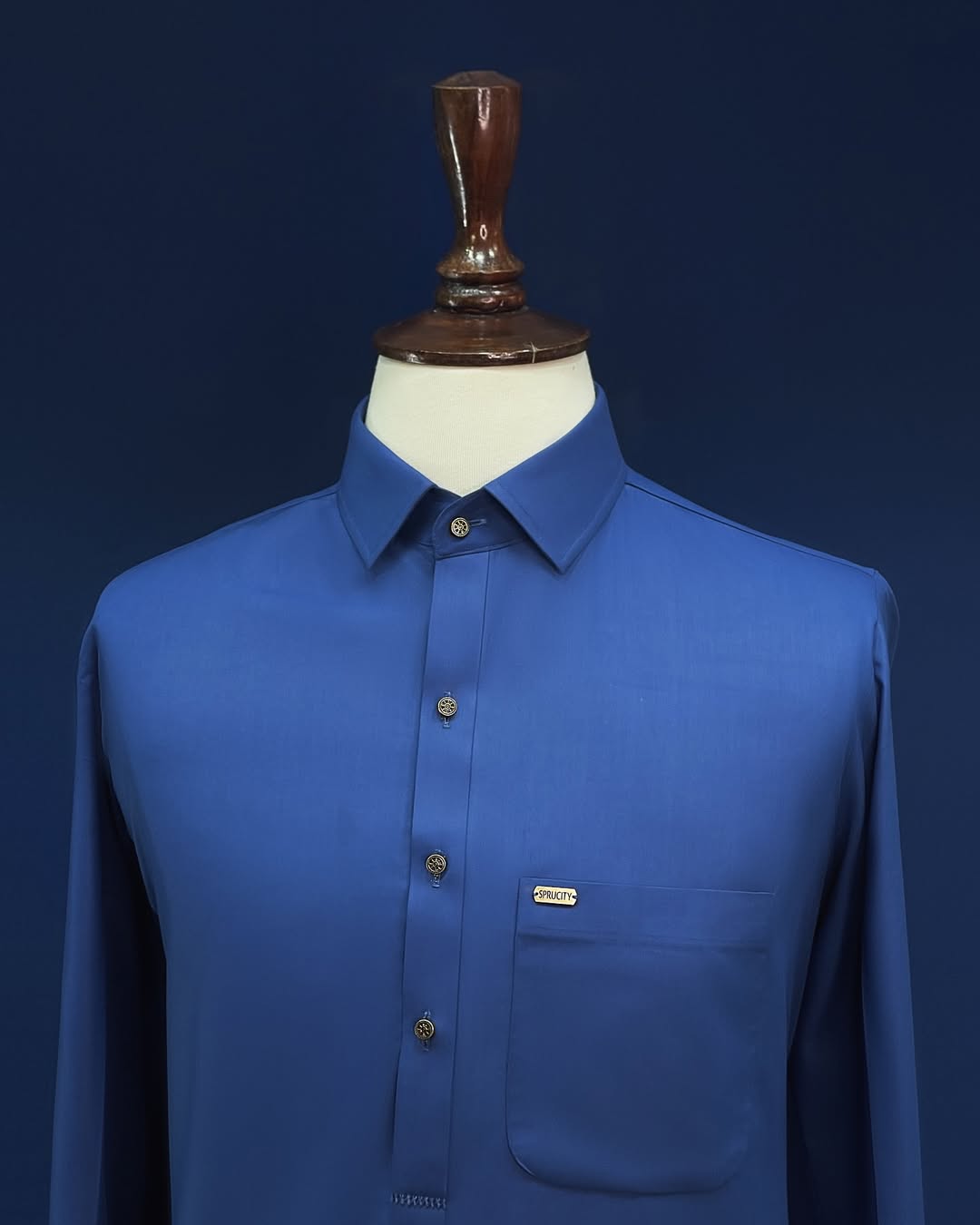 Midnight Blue Kameez Shalwar - Sprucity