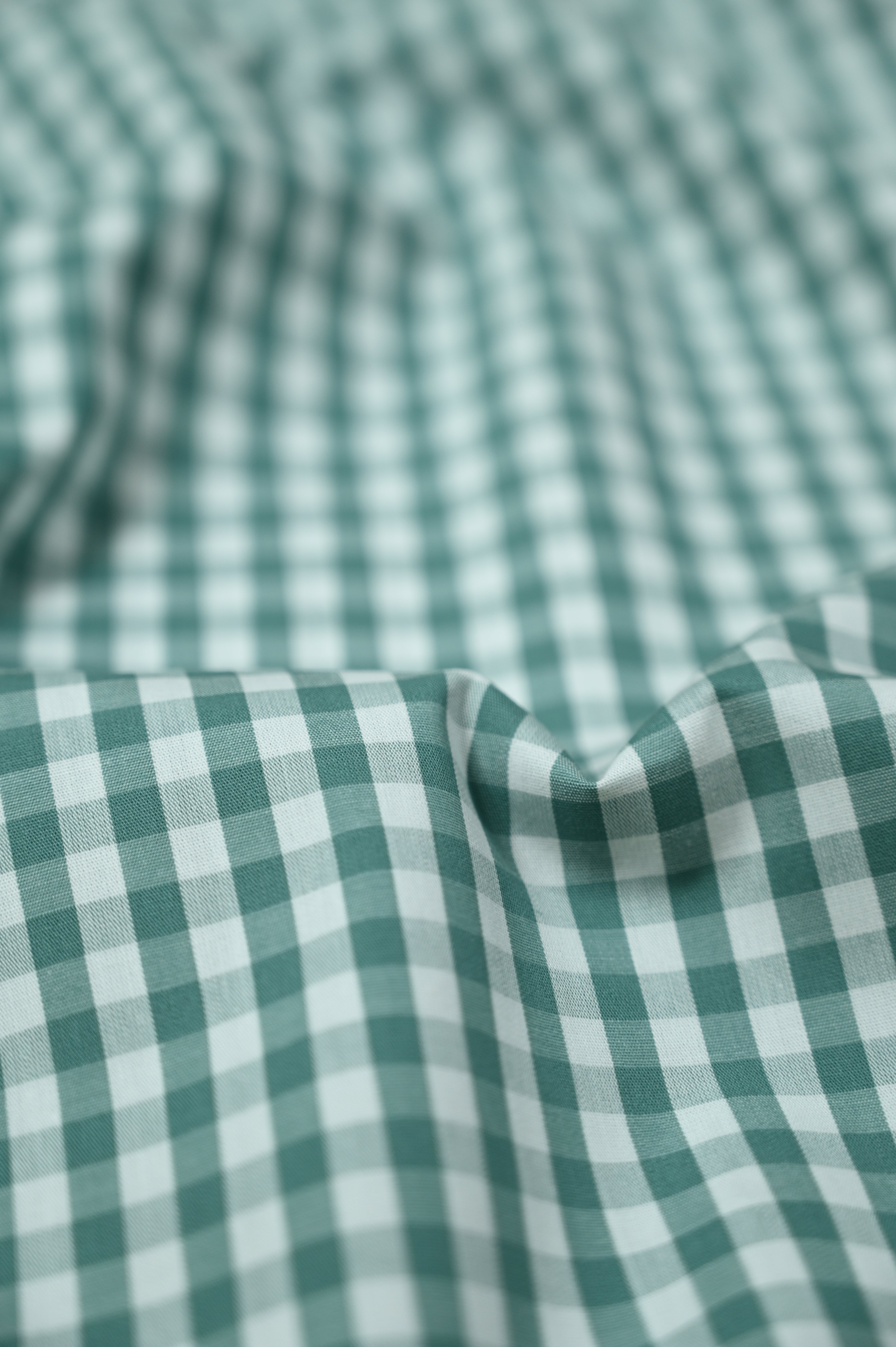 Green Gingham Check