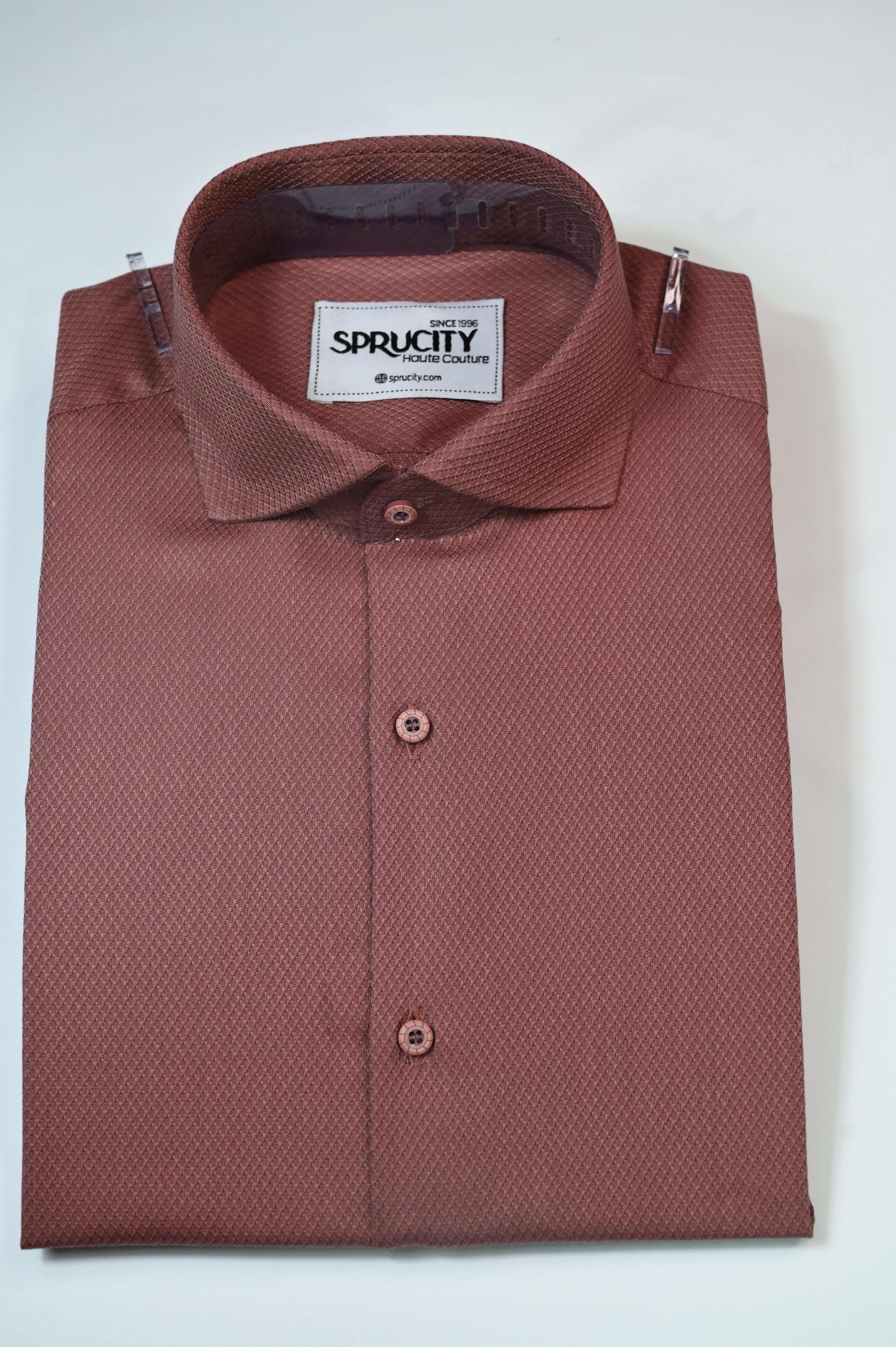 Textured Wine Shirt - Sprucity