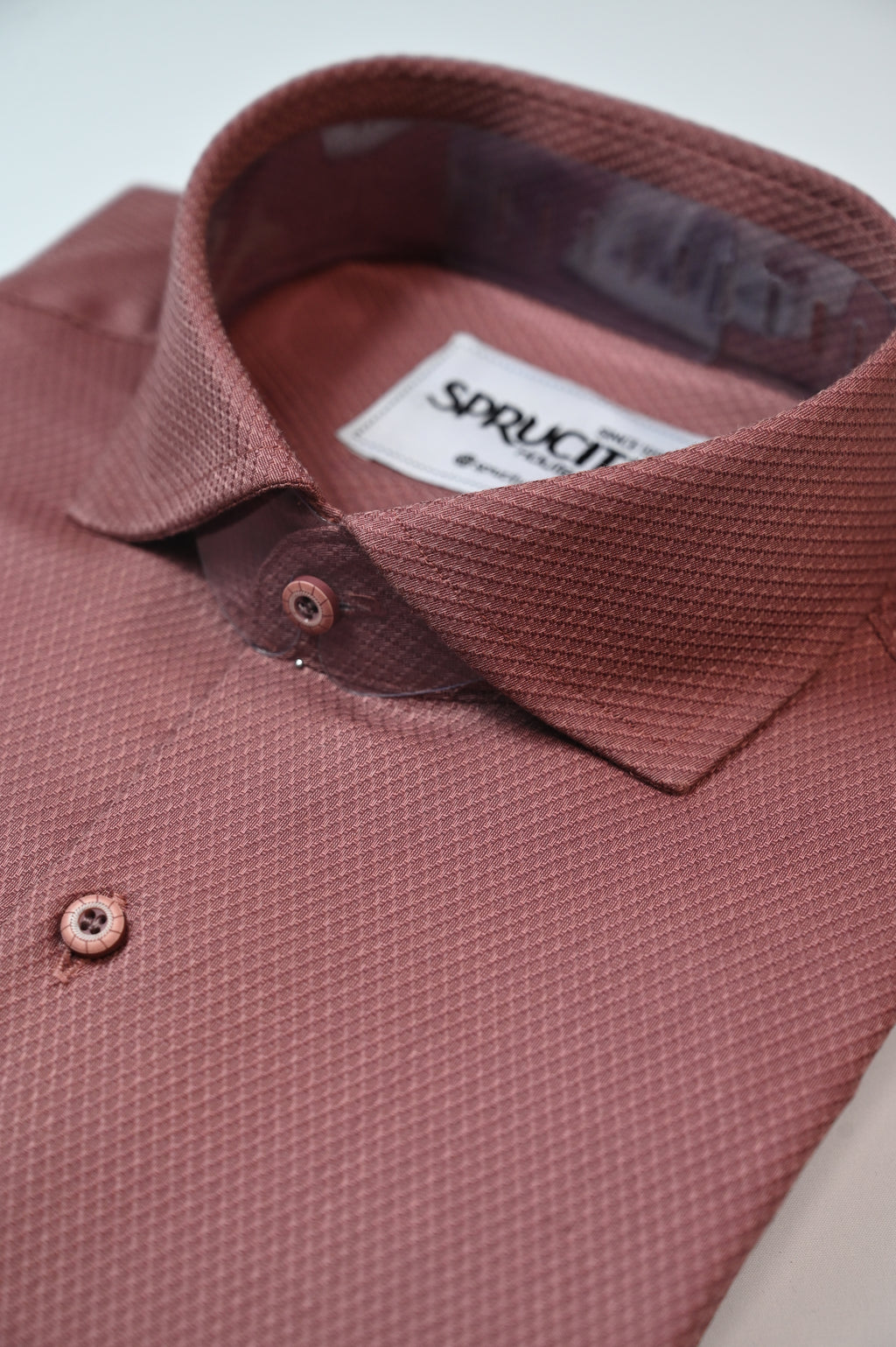 Textured Wine Shirt - Sprucity
