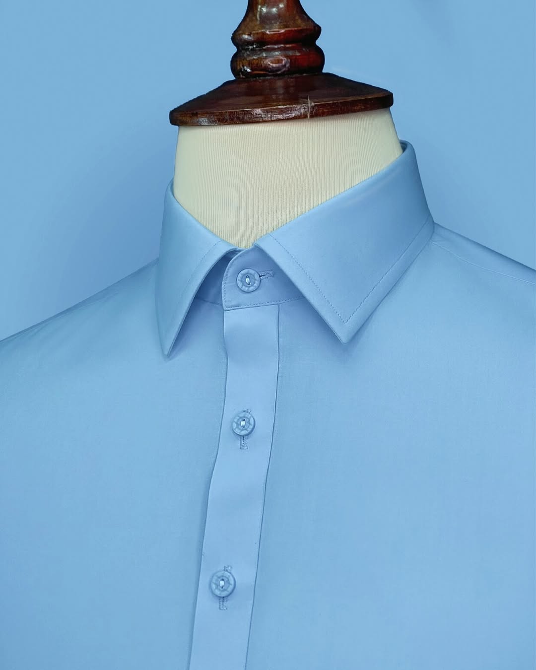 Powder Blue Kameez Shalwar - Sprucity