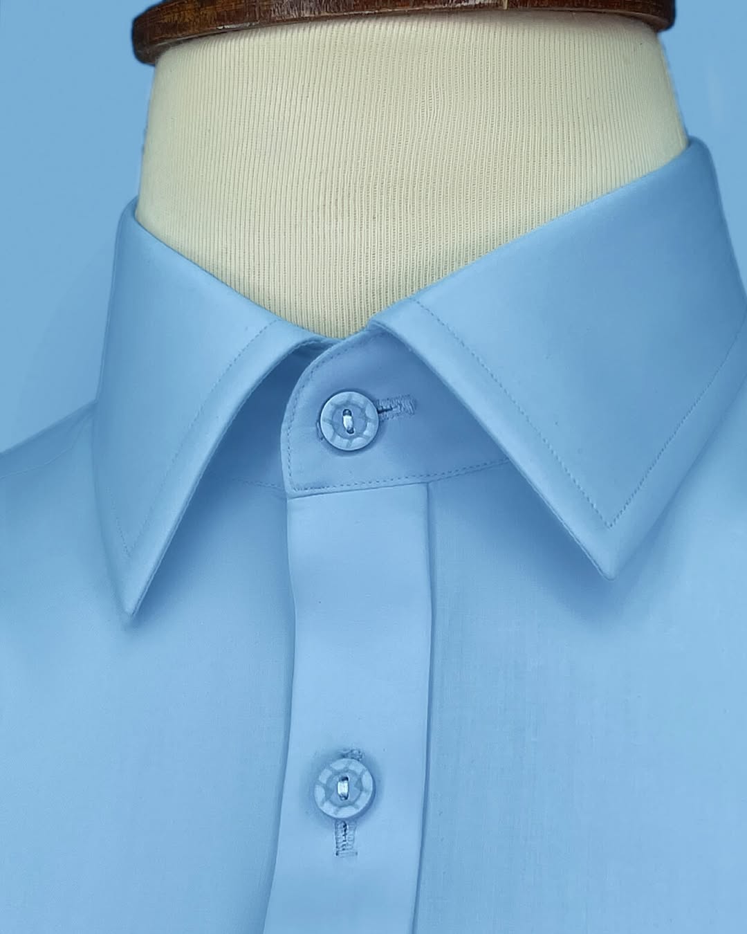 Powder Blue Kameez Shalwar - Sprucity